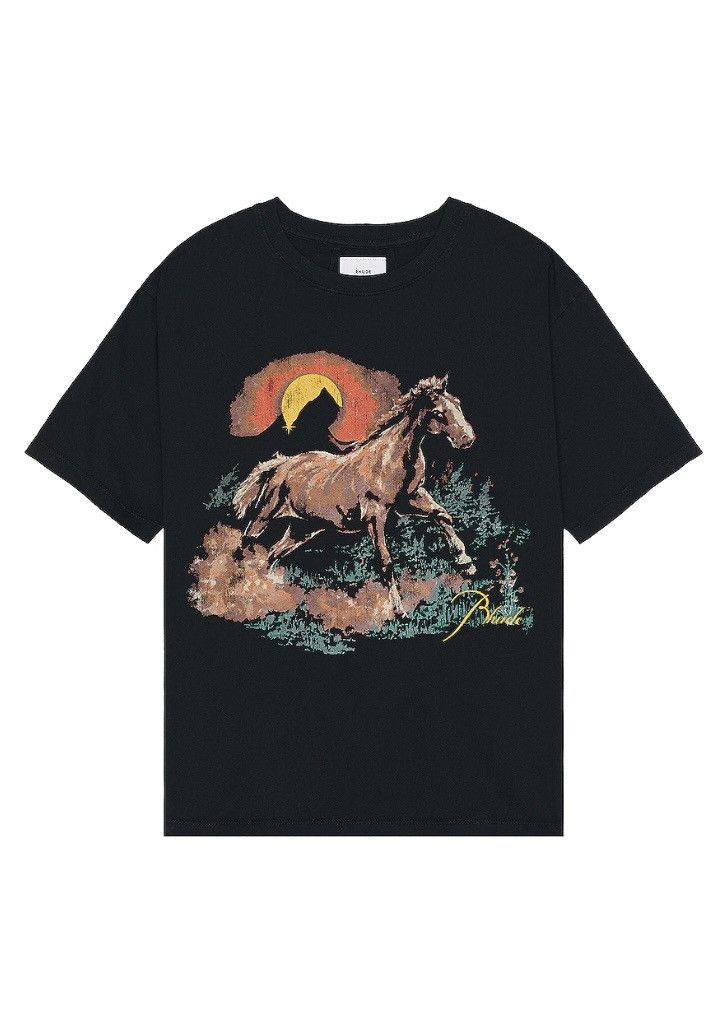 Rhude Santo Tee Vintage Black