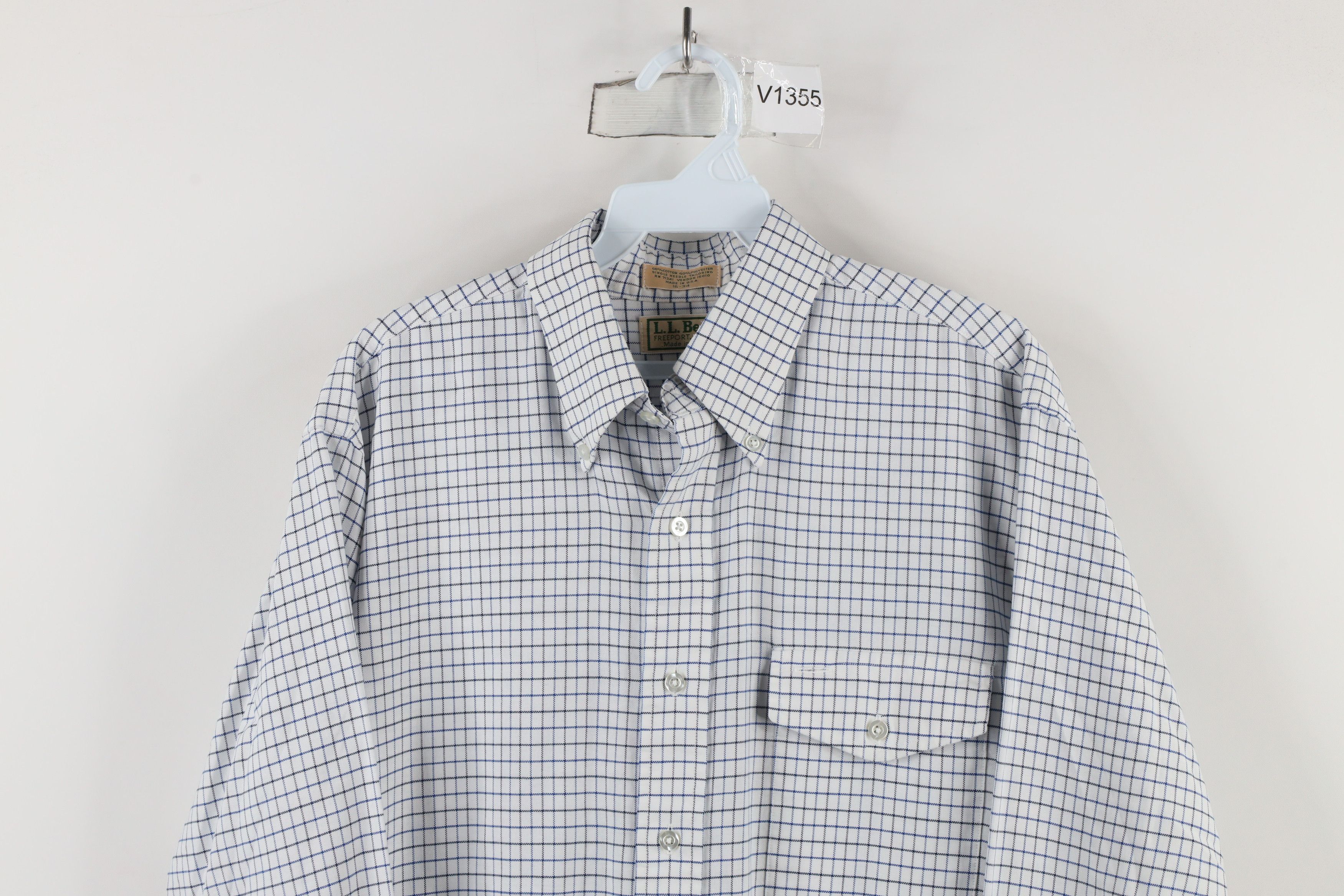 L.L. Bean × Vintage Vintage 90s LL Bean Tailoring Button Down Shirt Plaid USA Size US M / EU 48-50 / 2 - 2 Thumbnail