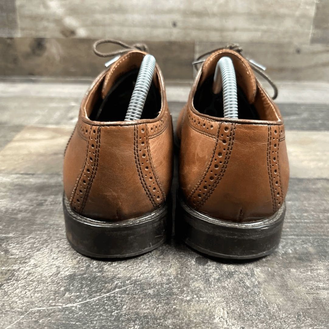 Johnston & Murphy Johnston & Murphy Shoes Men’s 10.5 Conrad Cap Toe Brown Calfskin Leather Oxford Dress Shoes Size ONE SIZE - 5 Thumbnail