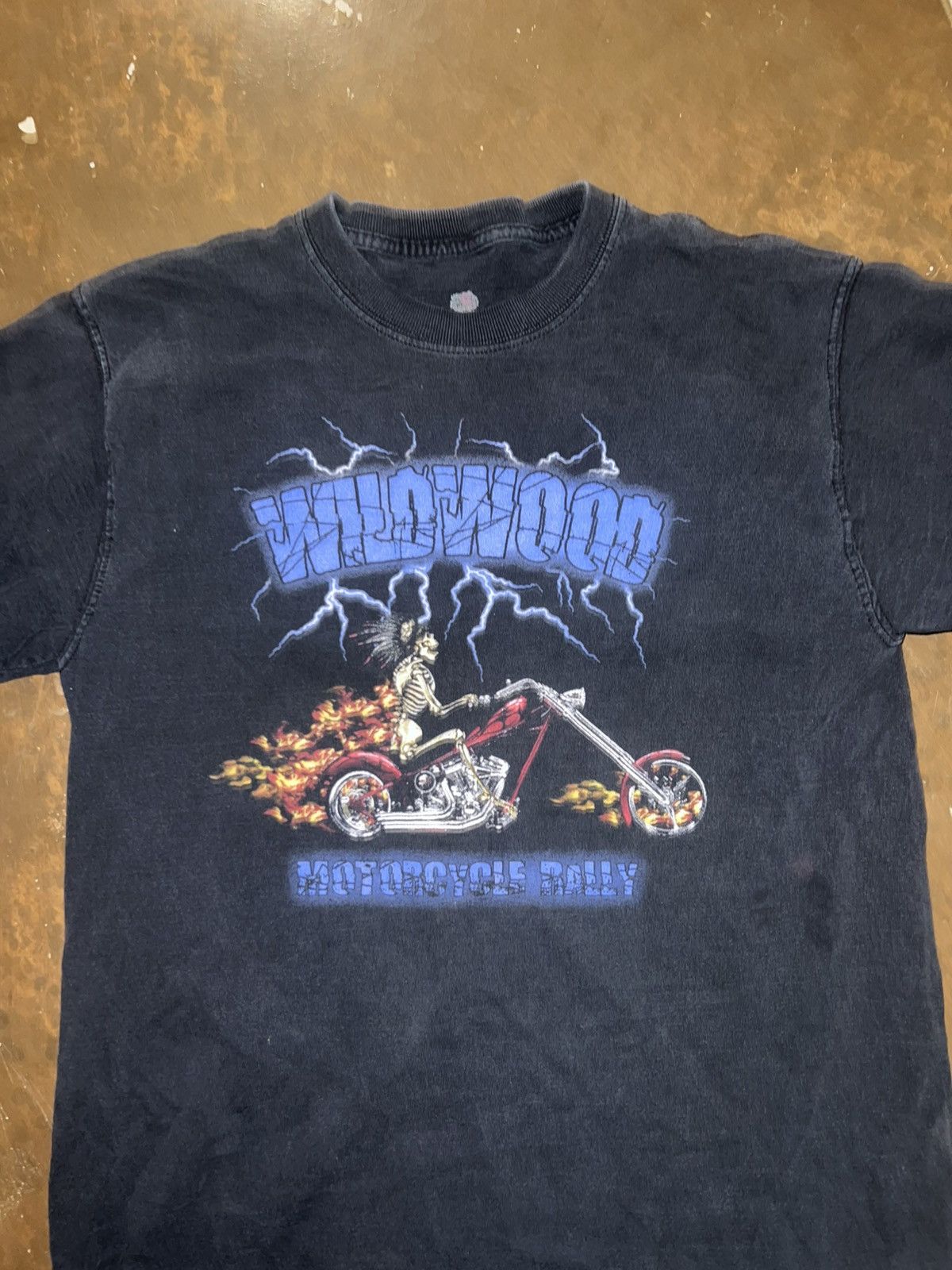 Fruit Of The Loom Wild wood motorcycle baby tee Size US XS / EU 42 / 0 - 2 Thumbnail