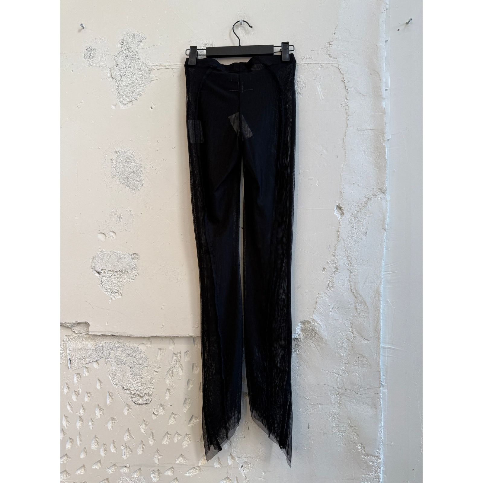 SAMI MIRO VINTAGE Sami Miro Vintage Asymmetric Sheer Mesh Pants Size 26" / US 2 / IT 38 - 2 Thumbnail