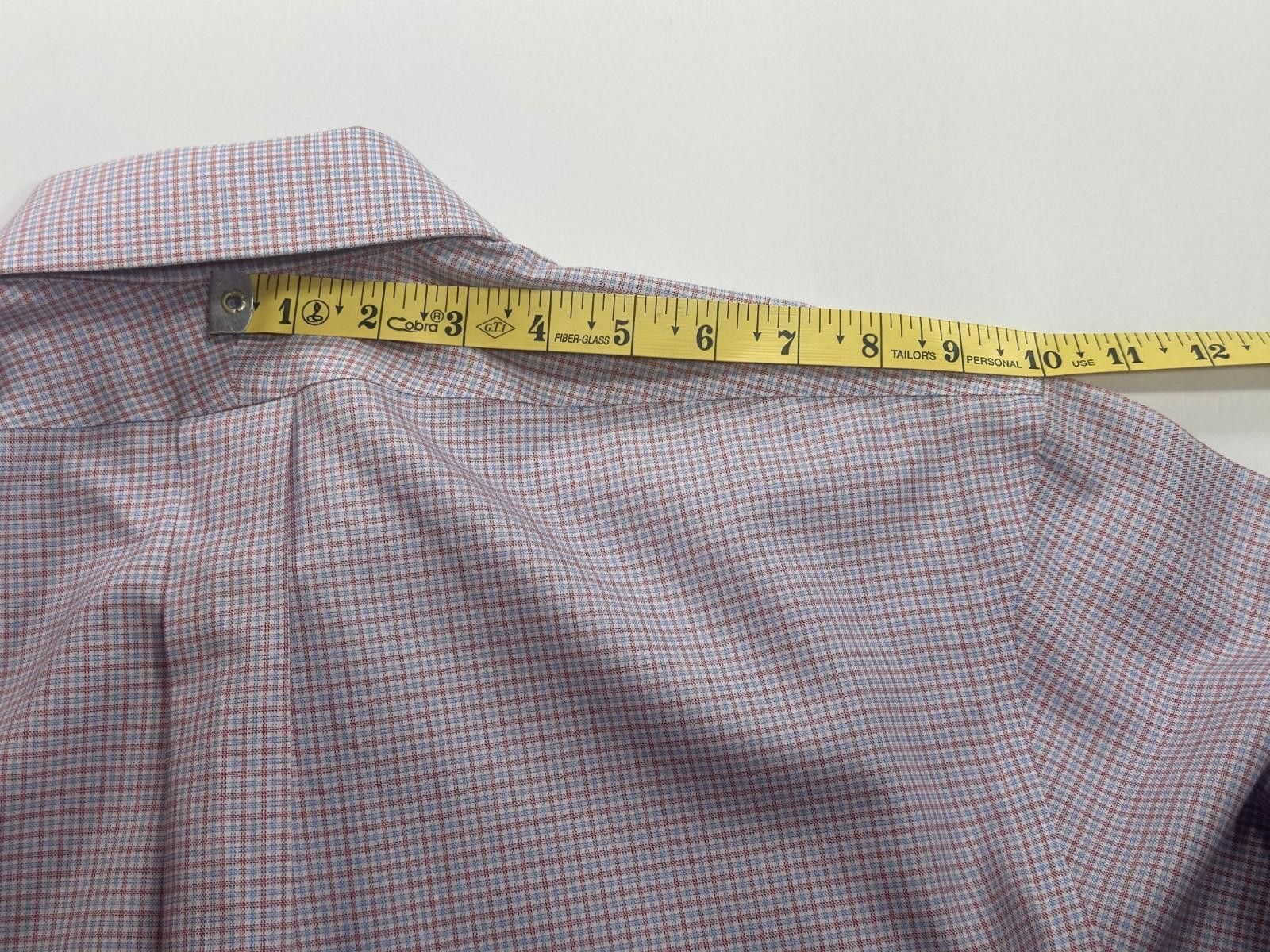 Brooks Brothers Brooks Brothers Cotton Non-Iron Regent Button Up Red Mens L Size 42R - 6 Thumbnail