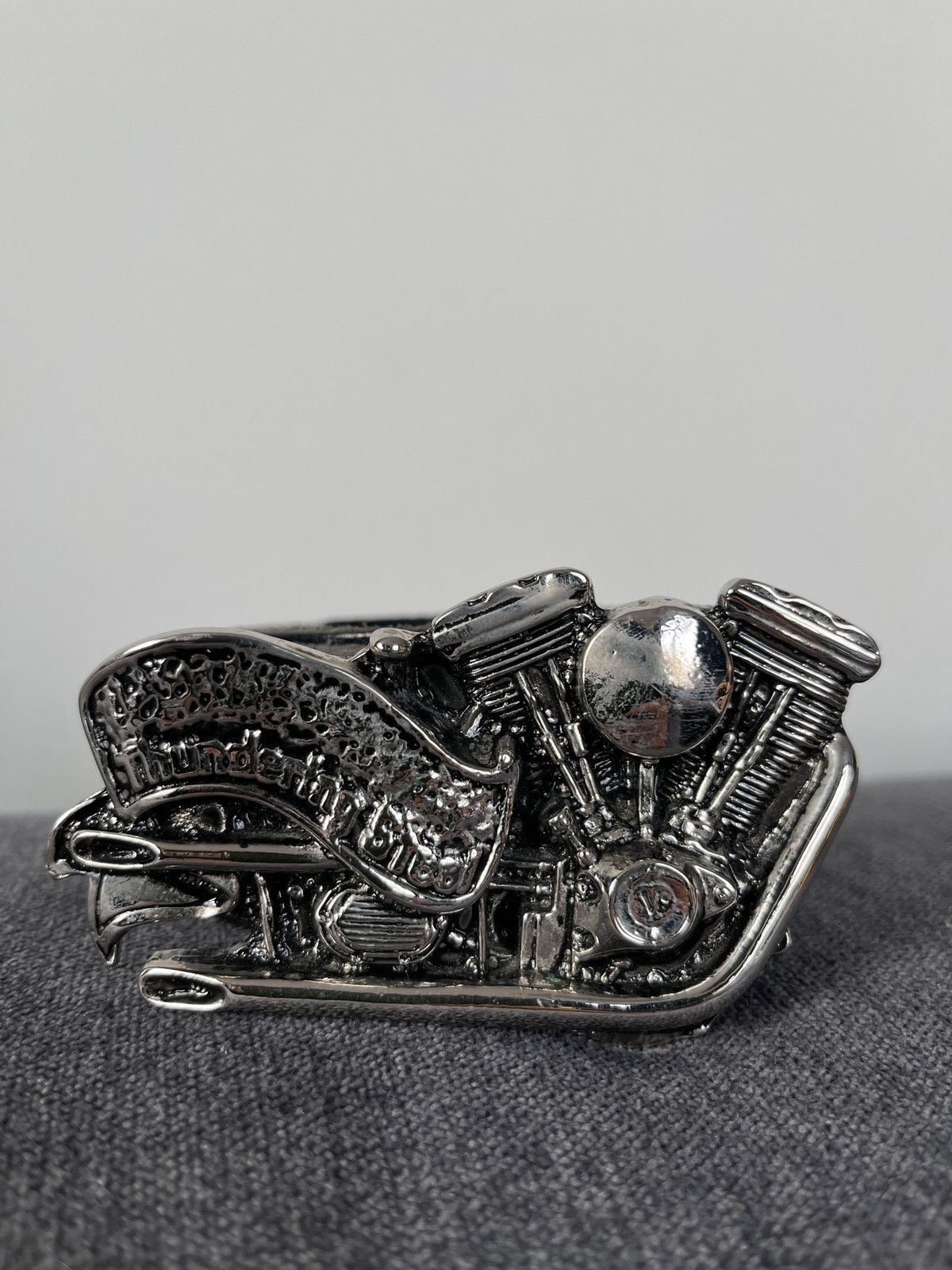 Cowboy Equipment Harley Davidson Motorcycles Biker Engine Heavy Belt Size ONE SIZE - 3 Thumbnail