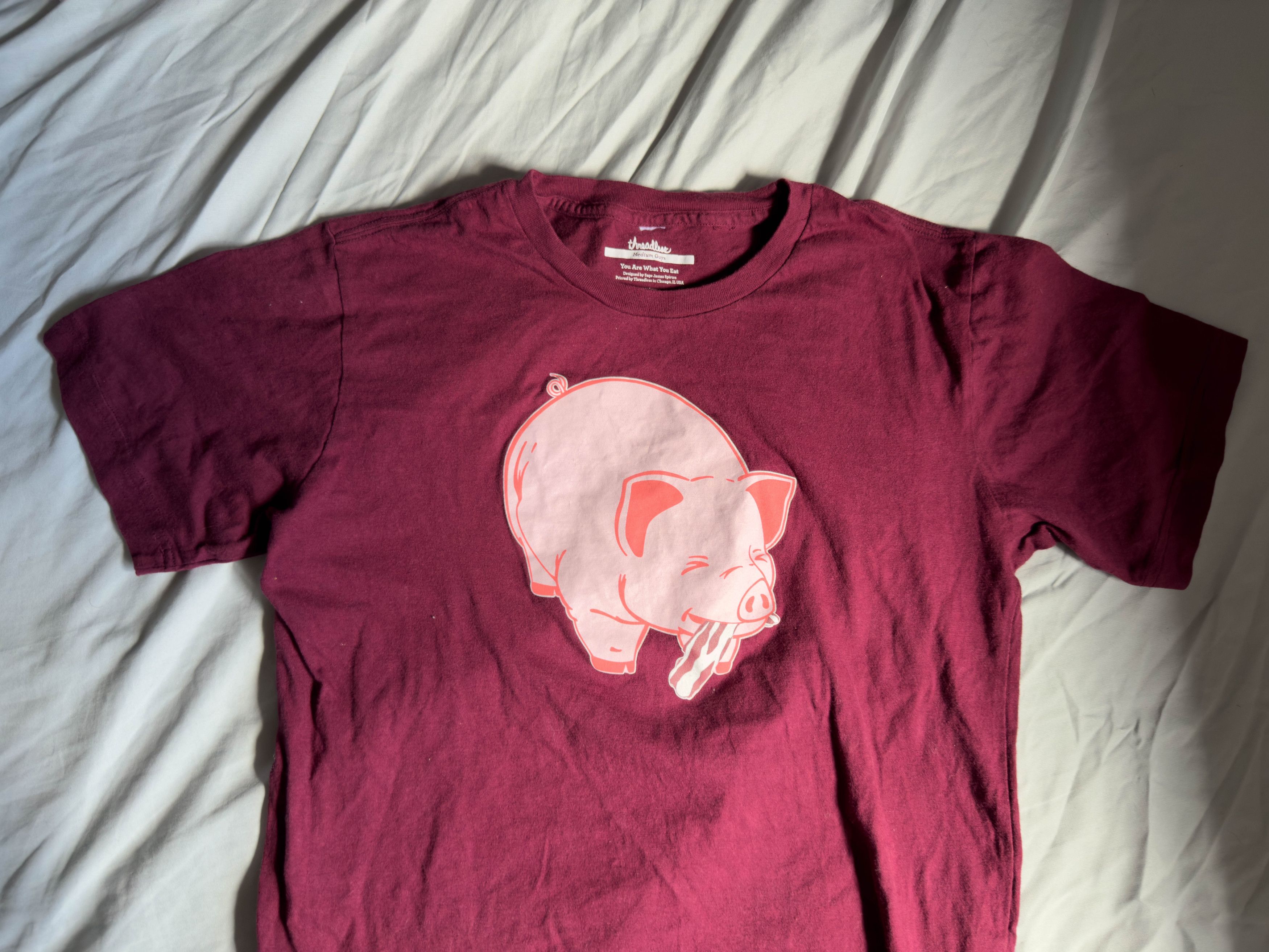 Threadless Threadless "You are what you eat" Tee Shirt medium Size US M / EU 48-50 / 2 - 2 Thumbnail