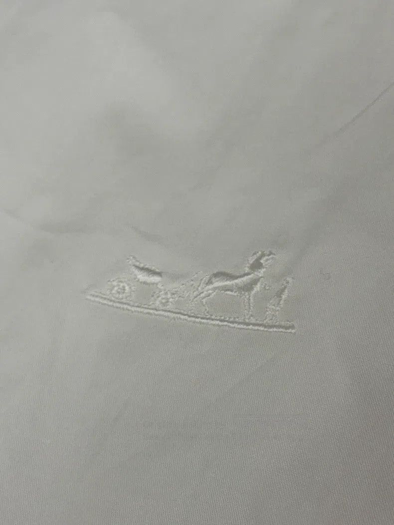 Hermes Hermes Slim-fit white solid-colored shirt Size XS / US 0-2 / IT 36-38 - 2 Thumbnail