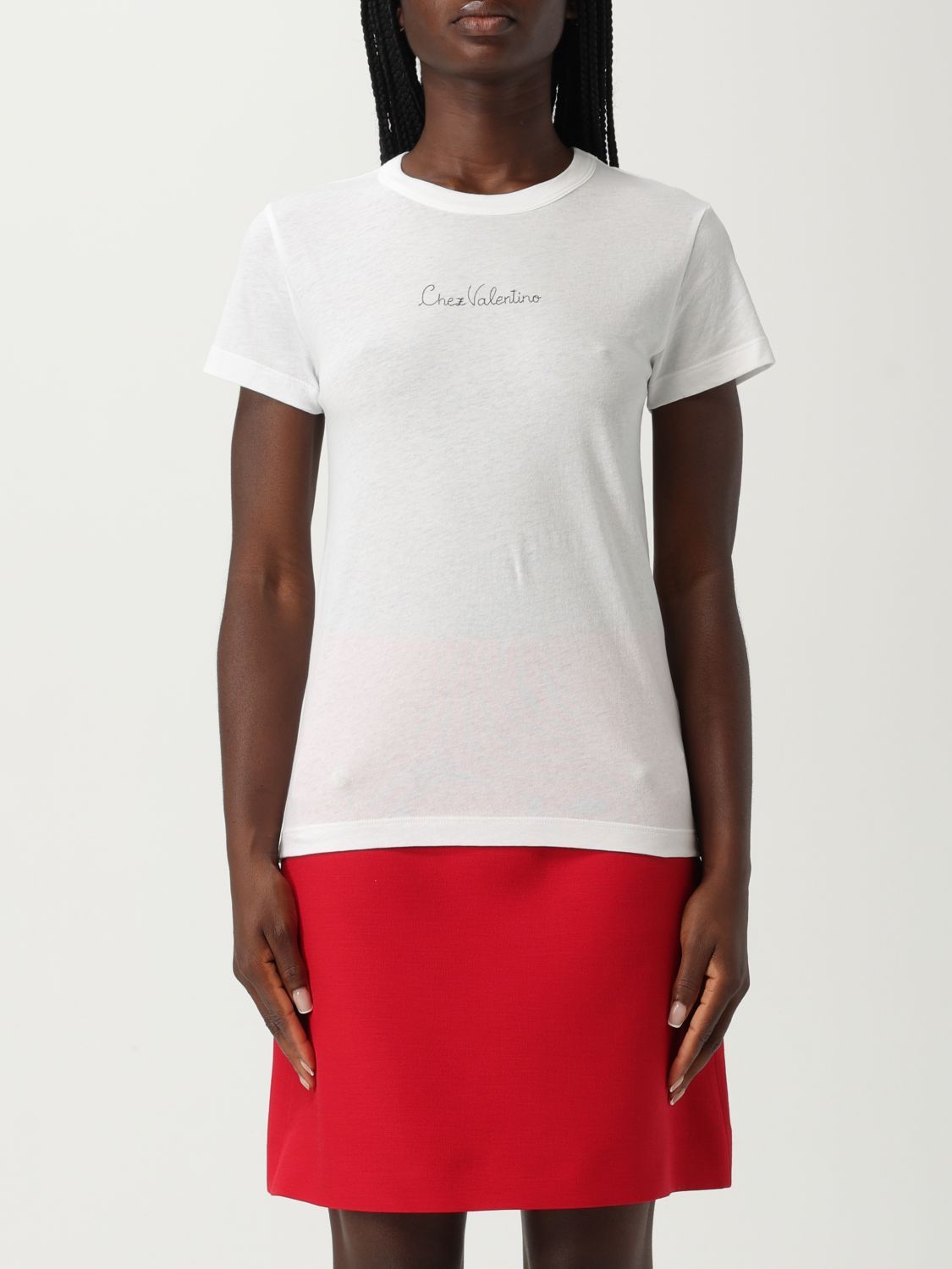 Valentino Valentino T-Shirt Woman White Size S / US 4 / IT 40 - 1 Thumbnail
