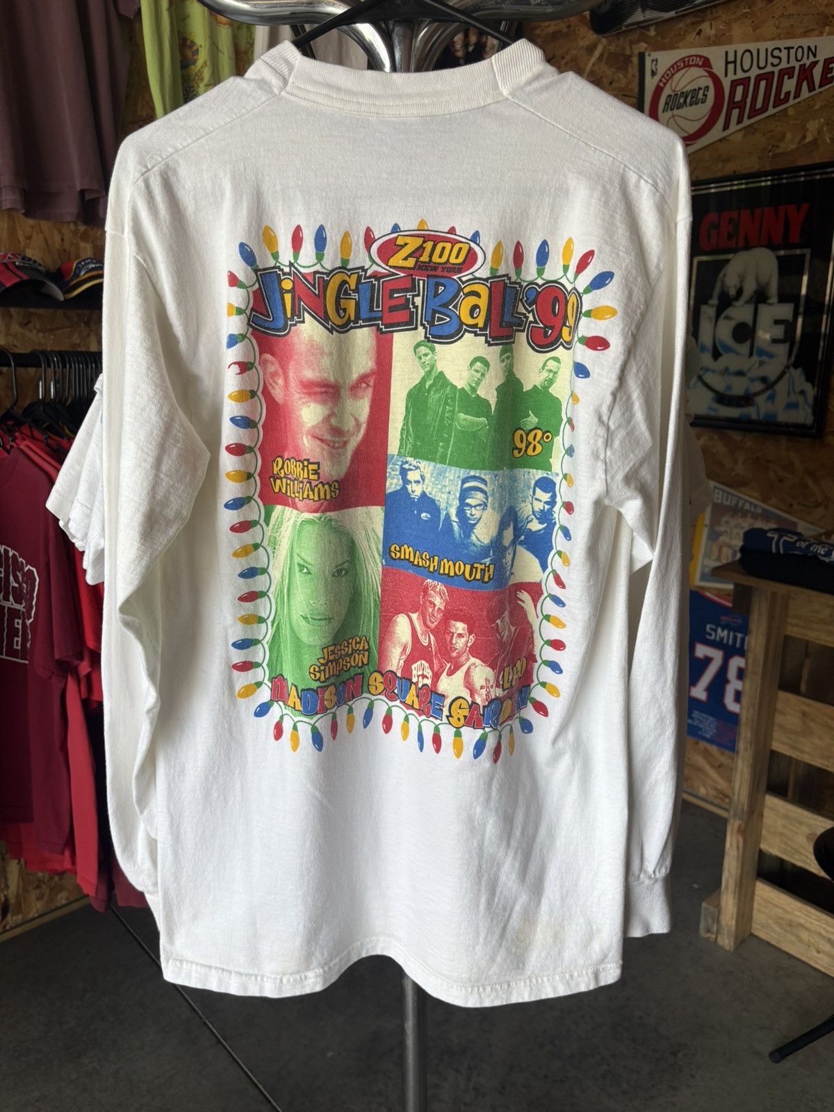 Band Tees 1999 Jingle Ball Concert Long Sleeve T-Shirt Size US L / EU 52-54 / 3 - 2 Thumbnail