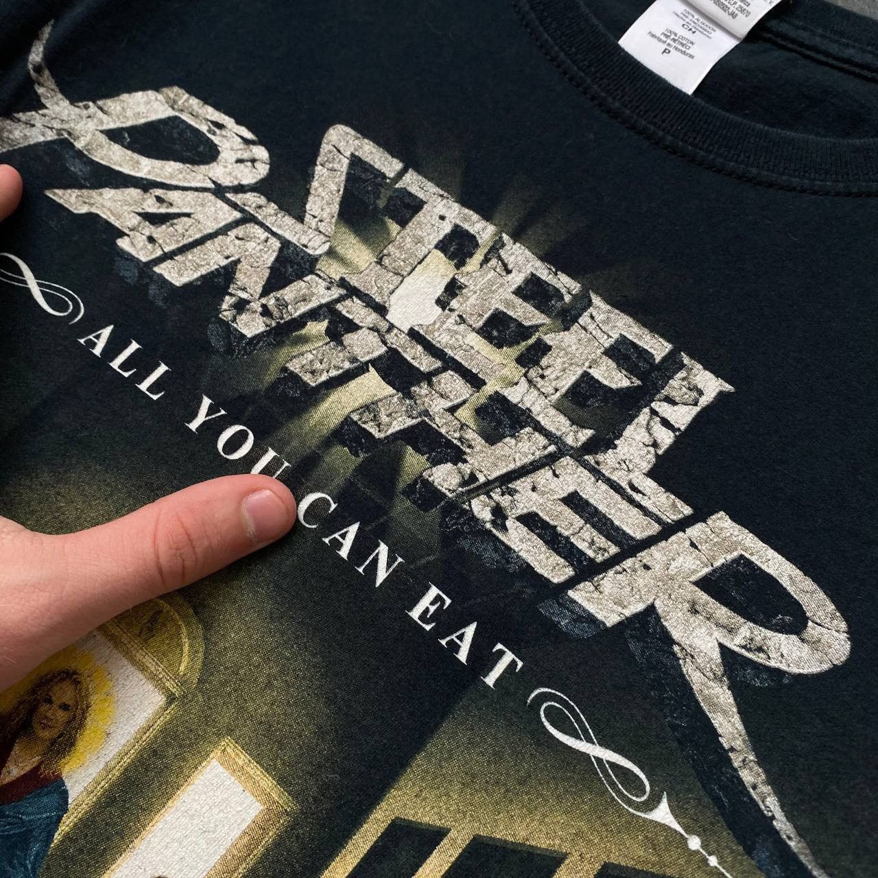 Vintage Vintage stell panther tour 2014 tee shirt Size US S / EU 44-46 / 1 - 3 Thumbnail