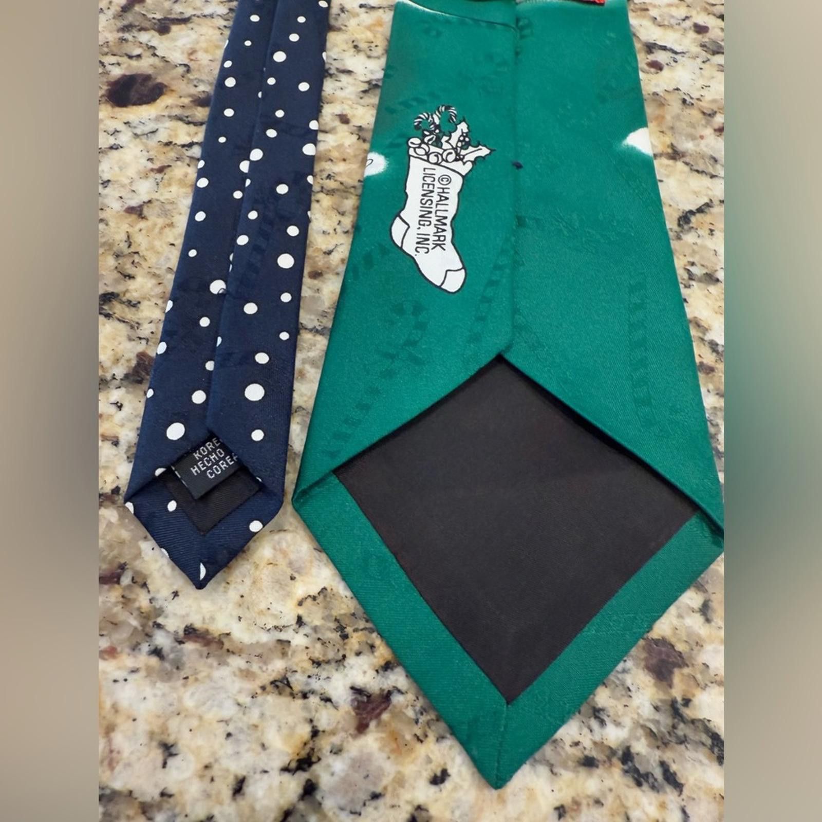 Other Yule Tie Greetings Santa Claus reindeer golf xmas tie Size ONE SIZE - 2 Thumbnail