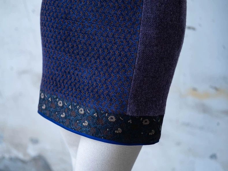 Kenzo KENZO Three purple patchwork skirts Size 25" / US 0 / IT 36 - 5 Thumbnail
