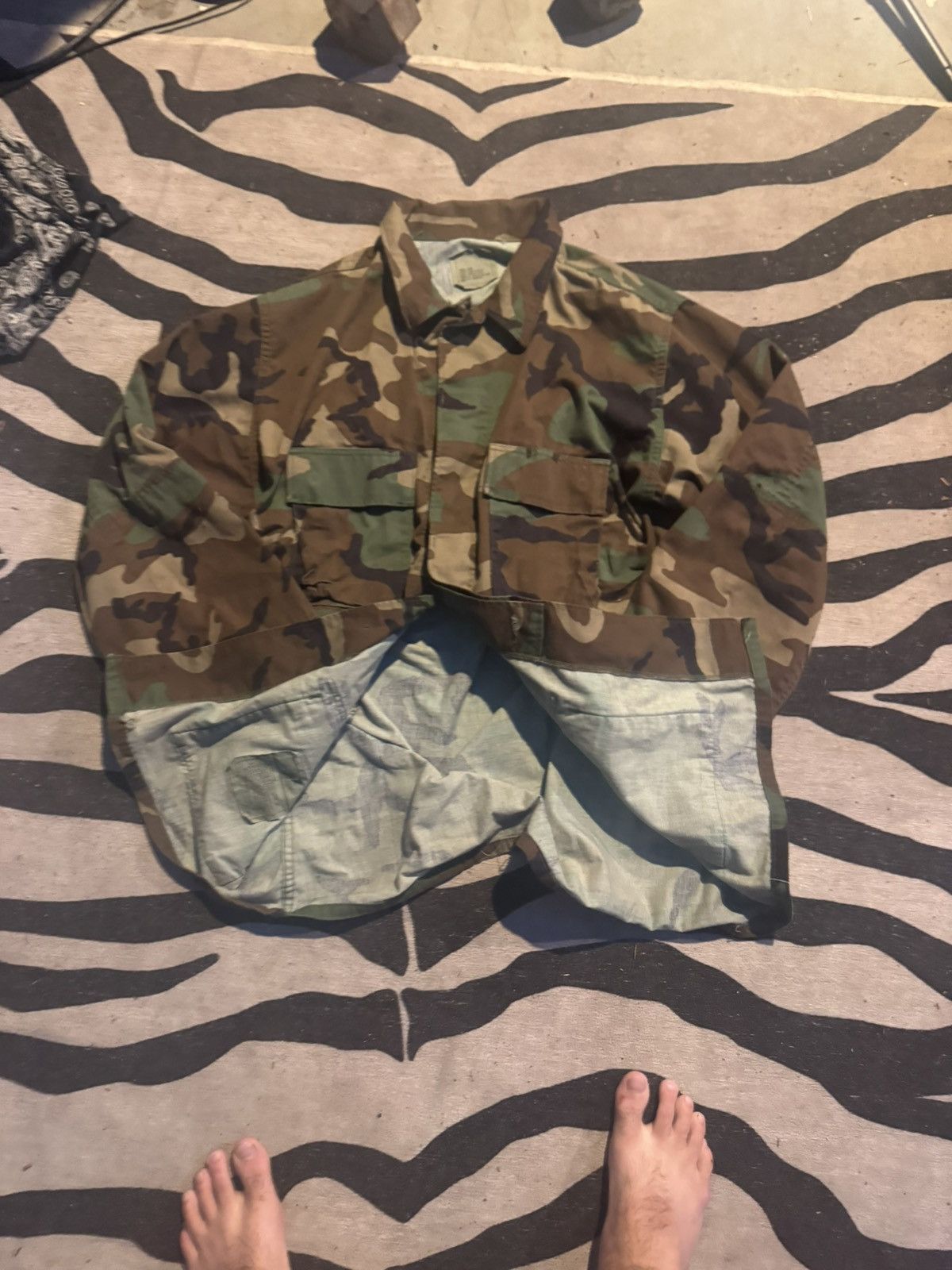 Other NATO issued heavy camo shirt Size US L / EU 52-54 / 3 - 6 Thumbnail