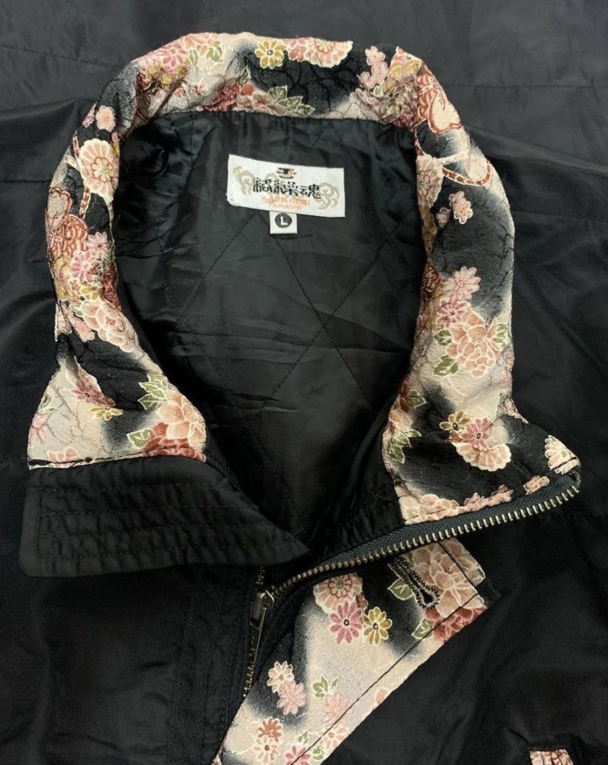 Japanese Brand Kara Kuri Tamashii Embroidered Fish Jacket Size US L / EU 52-54 / 3 - 6 Thumbnail