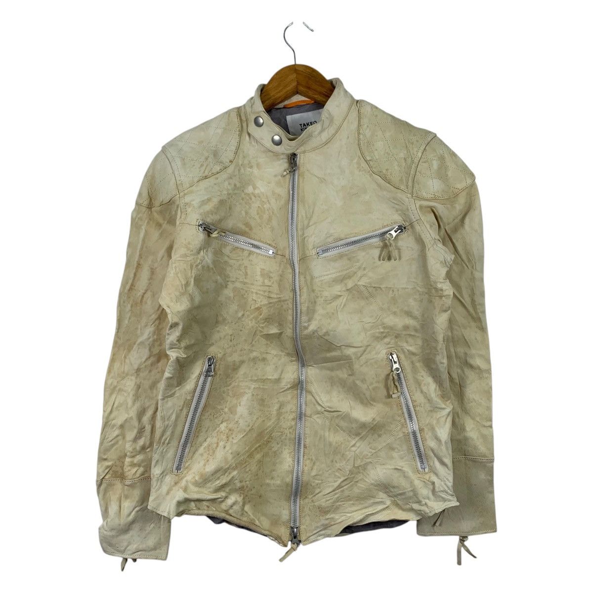 Japanese Brand × Takeo Kikuchi TAKEO KIKUCHI Japanese Brand Multi Pockets Sheepskin Jacket Size US S / EU 44-46 / 1 - 1 Thumbnail