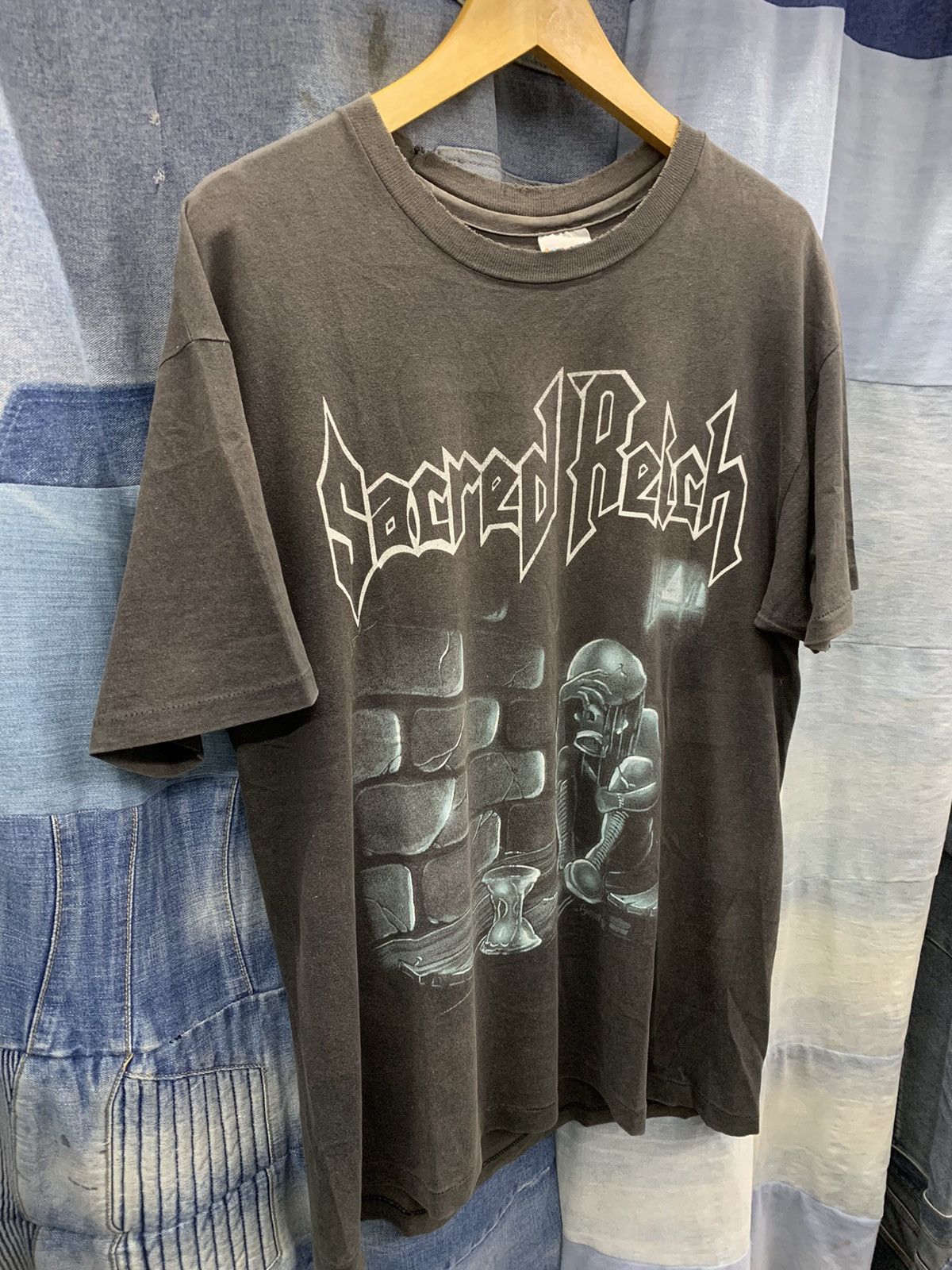 Band Tees × Vintage Saared Reich 90s Size US L / EU 52-54 / 3 - 3 Thumbnail