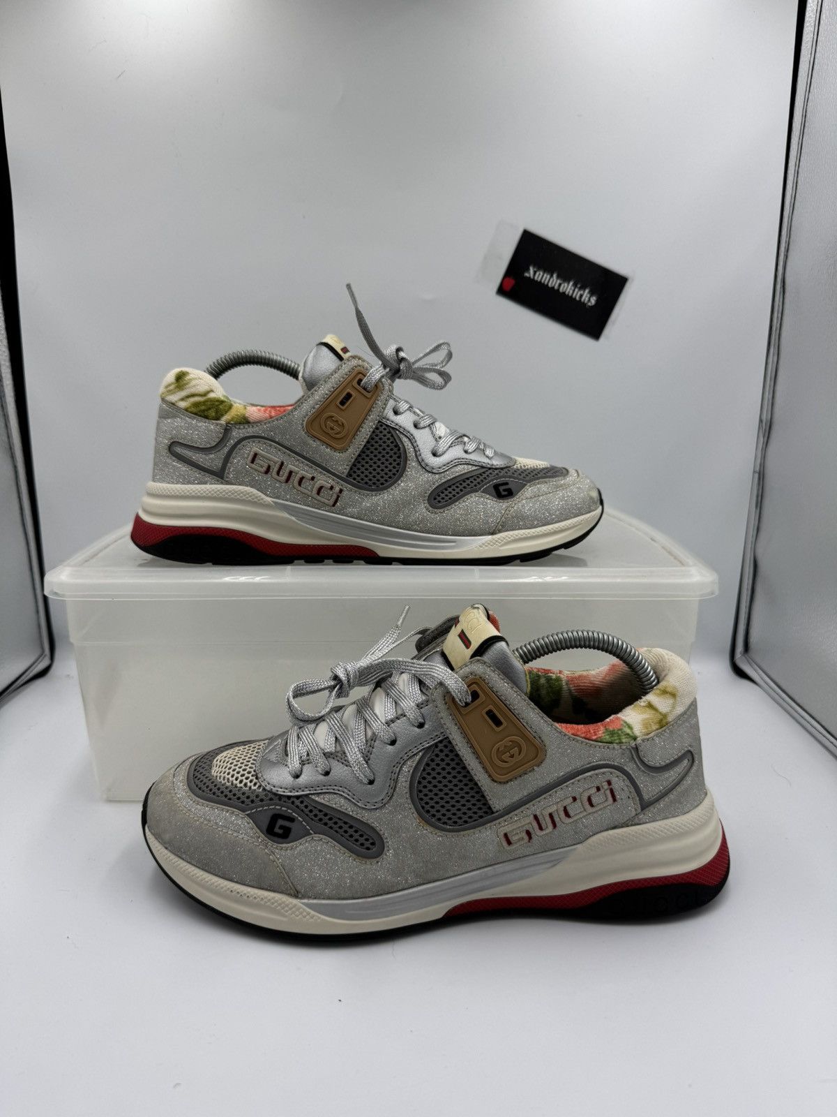 Gucci Size 39 / 9W Gucci Ultrapace Glitter Mesh Size US 9 / IT 39 - 1 Thumbnail