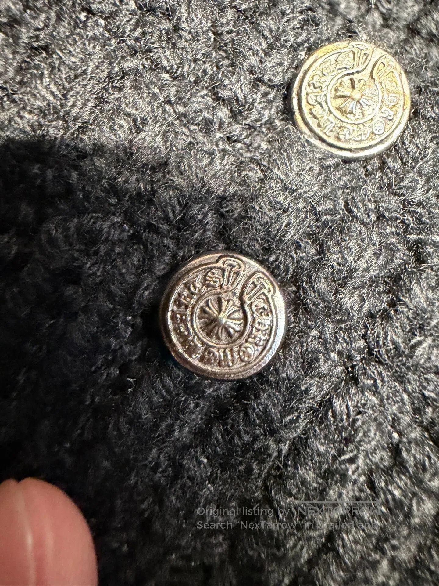Chrome Hearts Chrome Hearts Black Silver Embellished Beanie. Size ONE SIZE - 3 Thumbnail