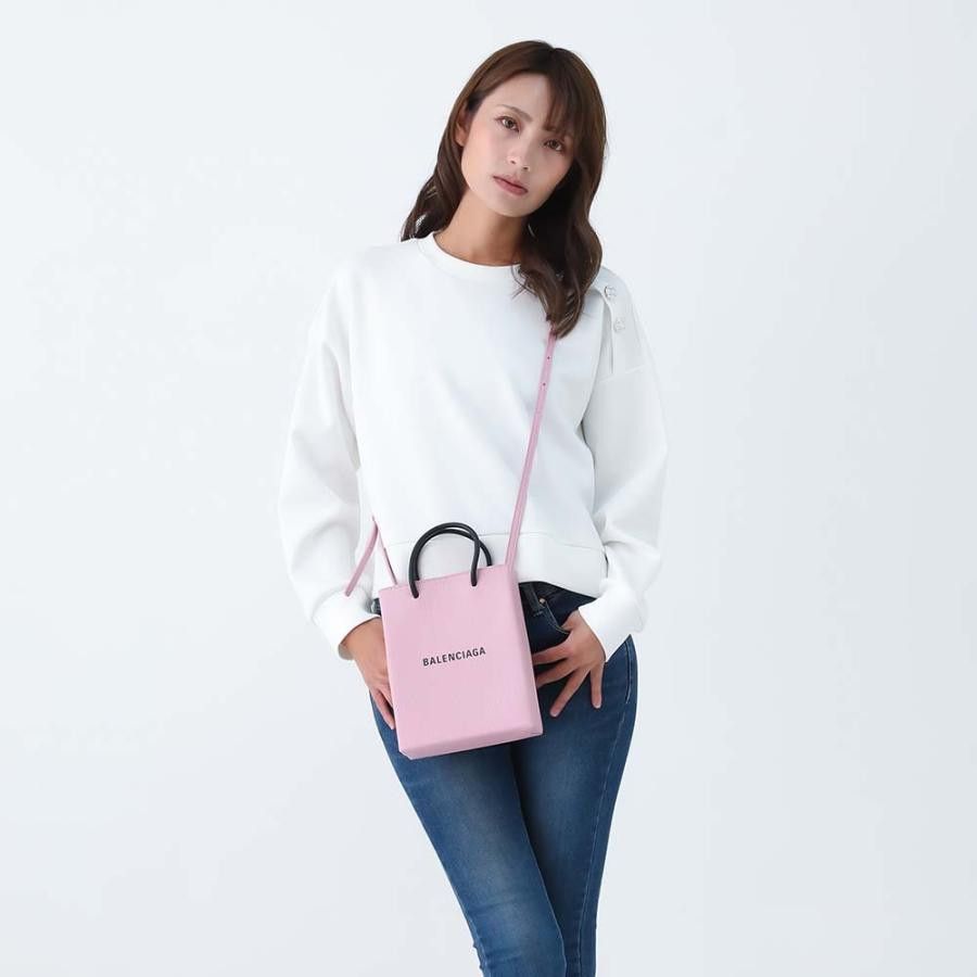 Balenciaga o1bcso1str1224 Size: OS / Large Shopping Bag in Pink Size ONE SIZE - 3 Thumbnail