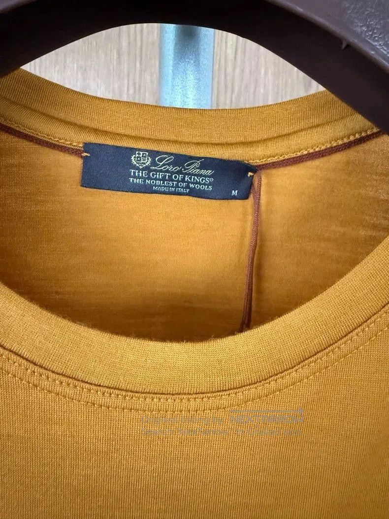 Loro Piana Loro Piana Round Neck Short Sleeve T-shirt. Size US M / EU 48-50 / 2 - 3 Thumbnail