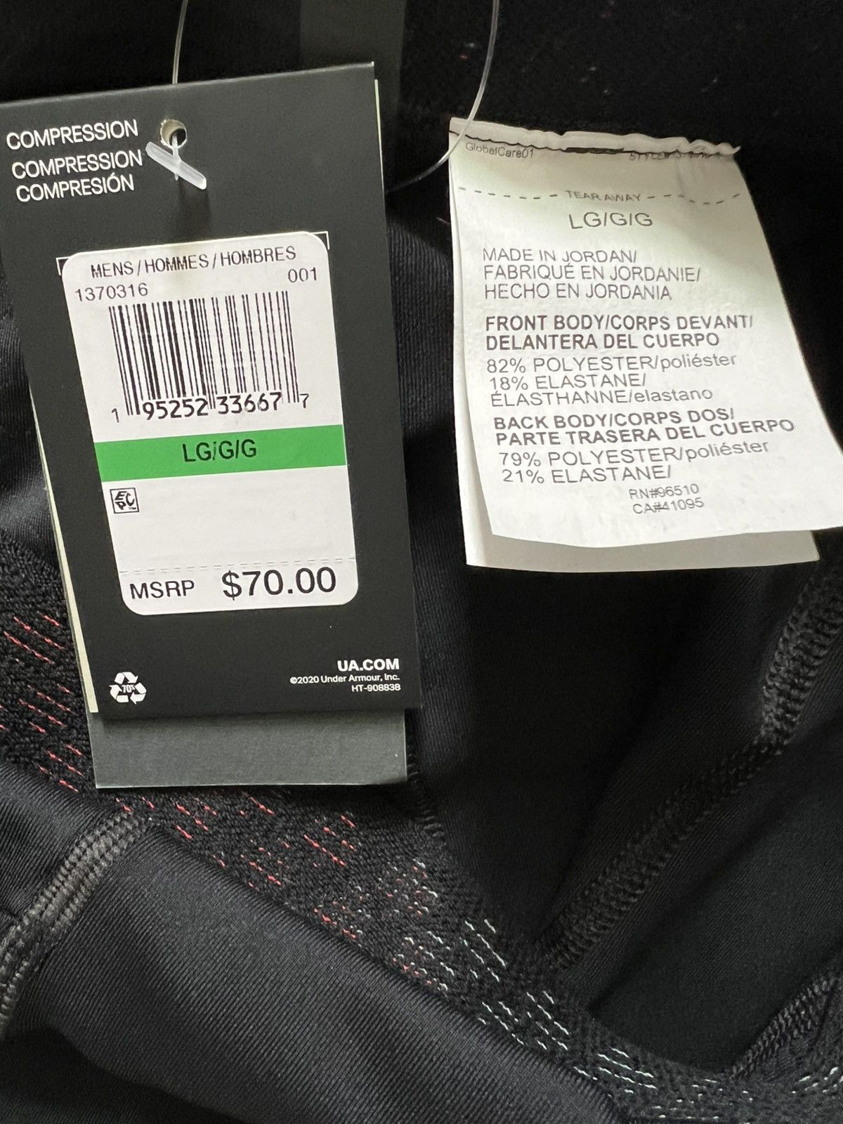 Under Armour Under Armour UA SmartForm Long Shorts RUSH Compression Size US 32 / EU 48 - 5 Thumbnail