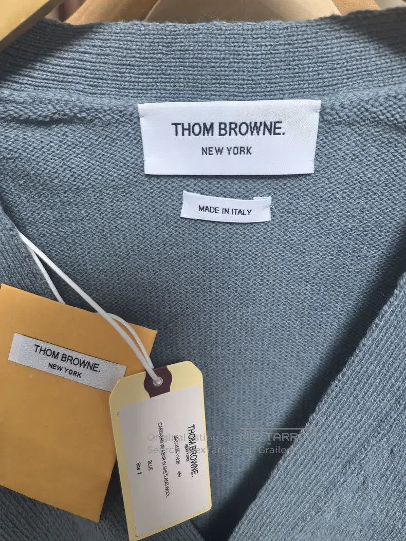 Thom Browne Thom Browne Wool Cardigan Size US M / EU 48-50 / 2 - 2 Thumbnail