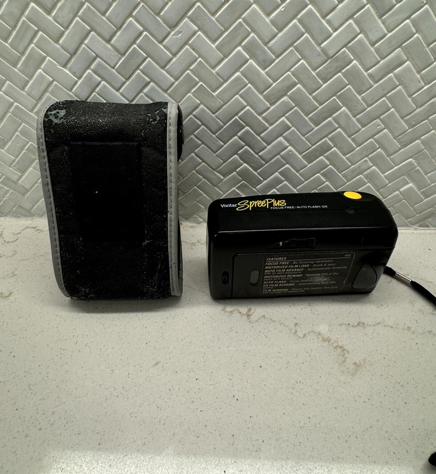 Other Vivitar Spree Plus 35mm Camera w/ Built-in Flash & Original Size ONE SIZE - 9 Thumbnail