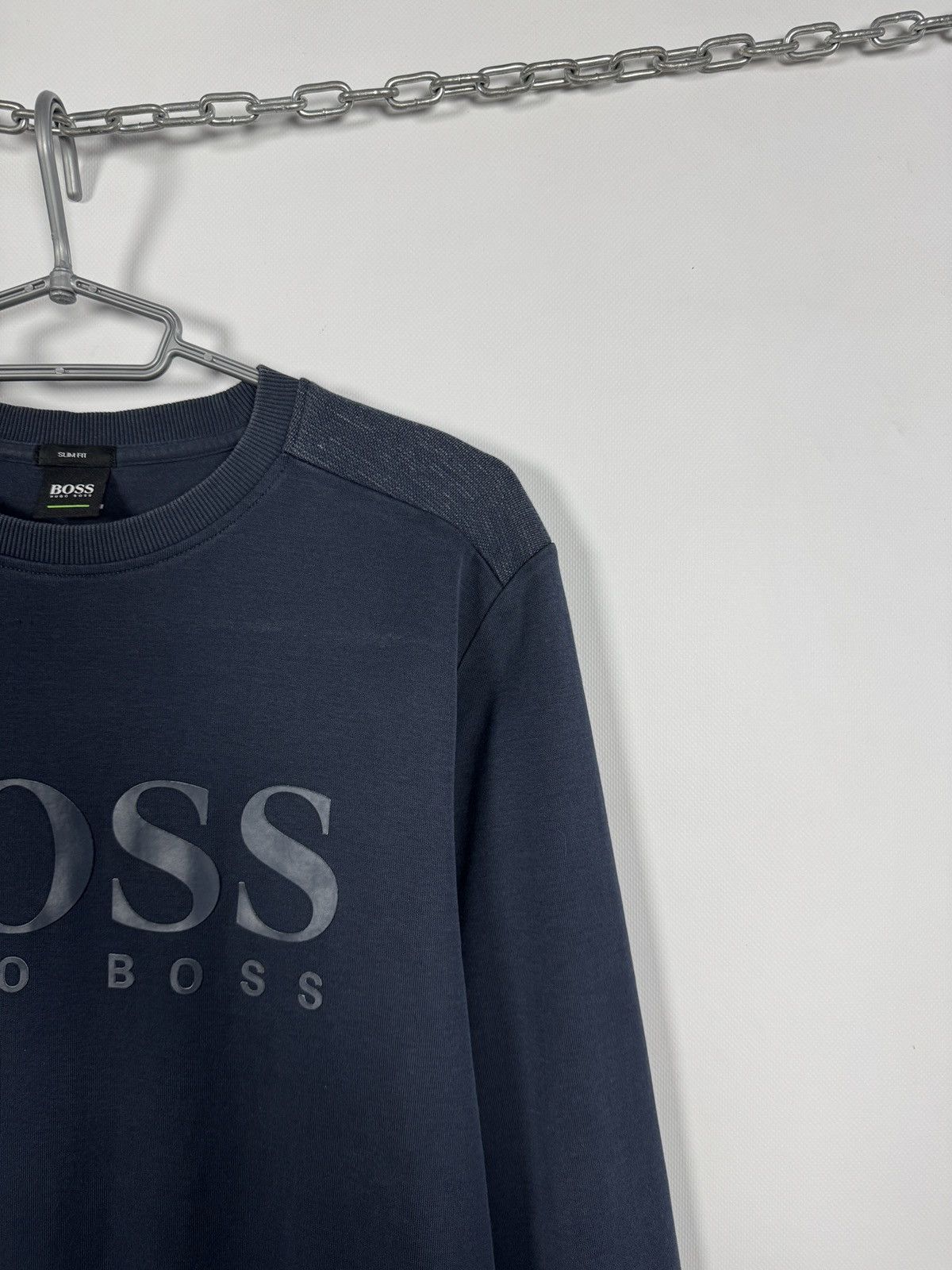 Hugo Boss BOSS Hugo Boss Crewneck Sweatshirt Pullover Big Print Size L Size US L / EU 52-54 / 3 - 2 Thumbnail