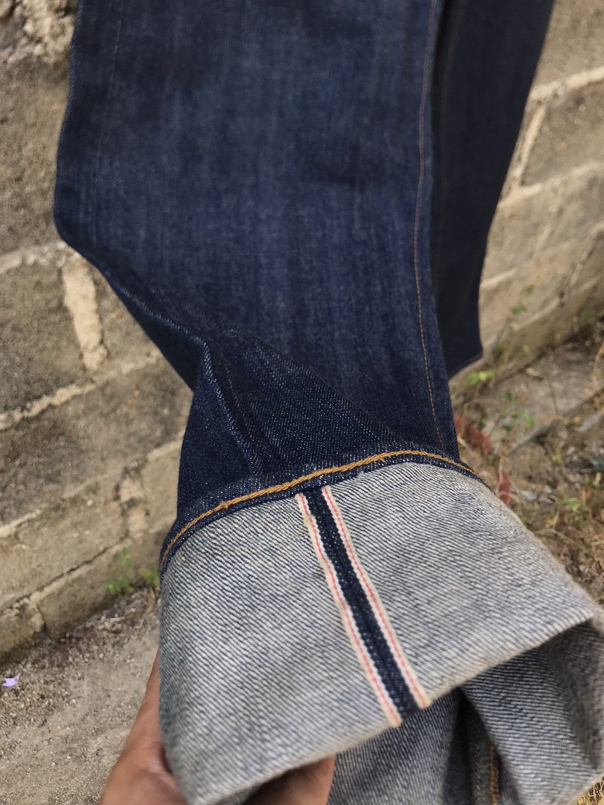 Evisu 🔥Rare Vintage Evisu Red Daicock Selvedge loose Denim-W 33 Size US 33 - 7 Thumbnail