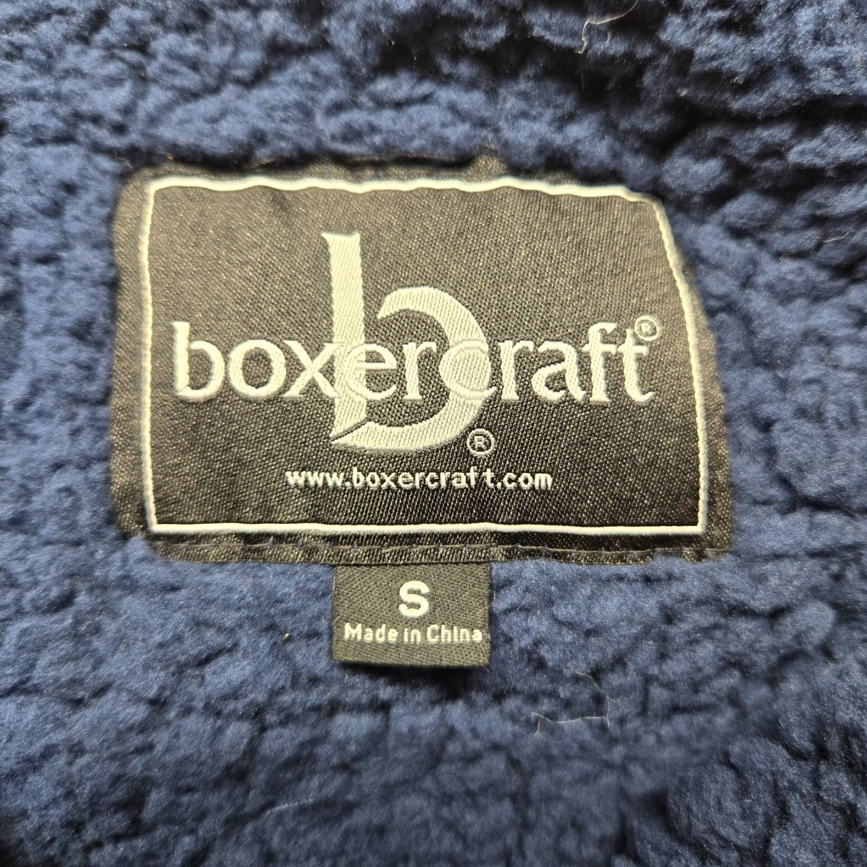 Vintage Boxercraft Sweater Shirt Women S Blue Cozy Warm Sherpa Fleece Pullover Casual Winter Fall 90s? Size S / US 4 / IT 40 - 3 Thumbnail