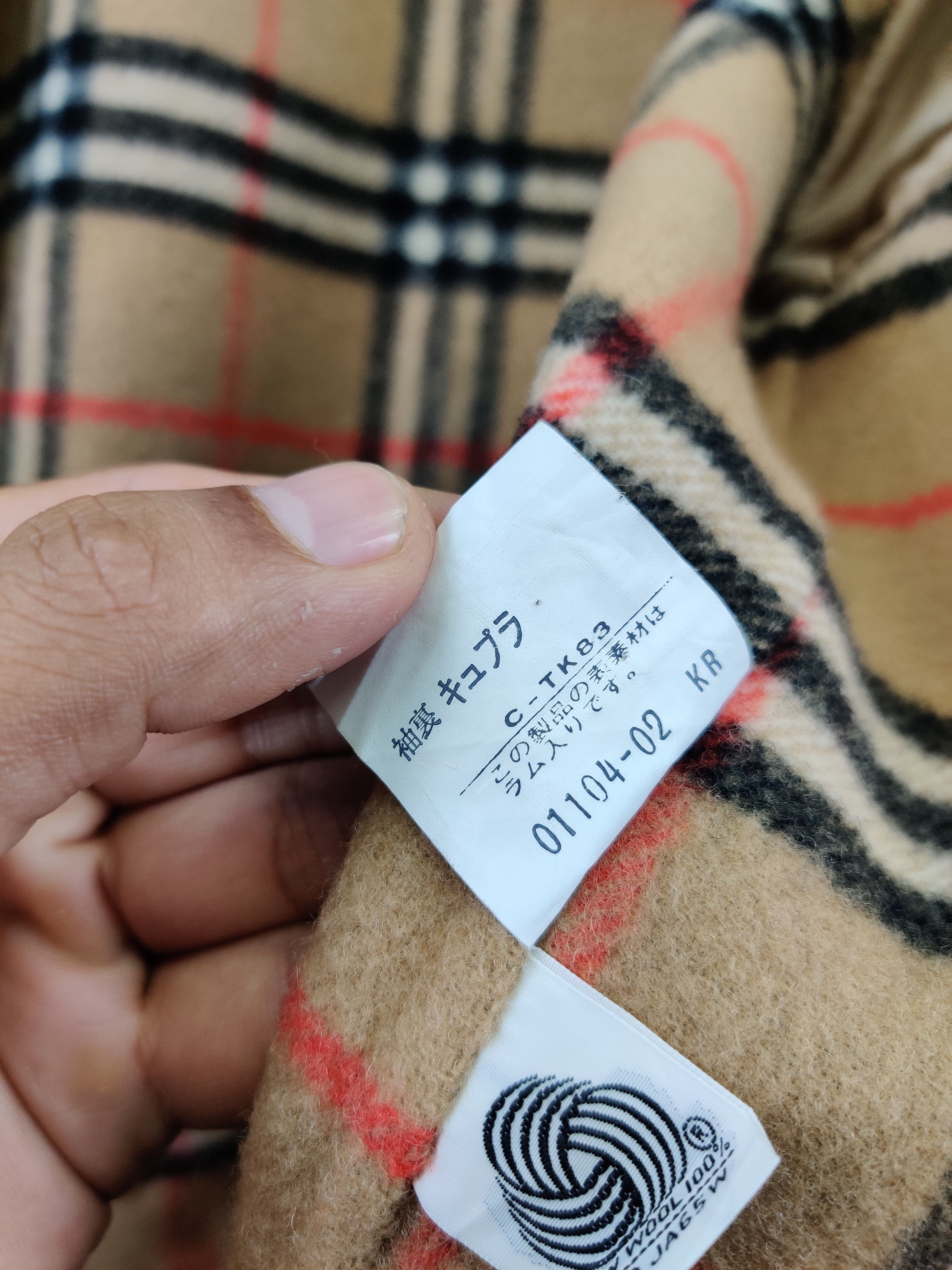 Burberry Vintage Burberry Nova Check Wool Trench Coat Size US L / EU 52-54 / 3 - 13 Thumbnail