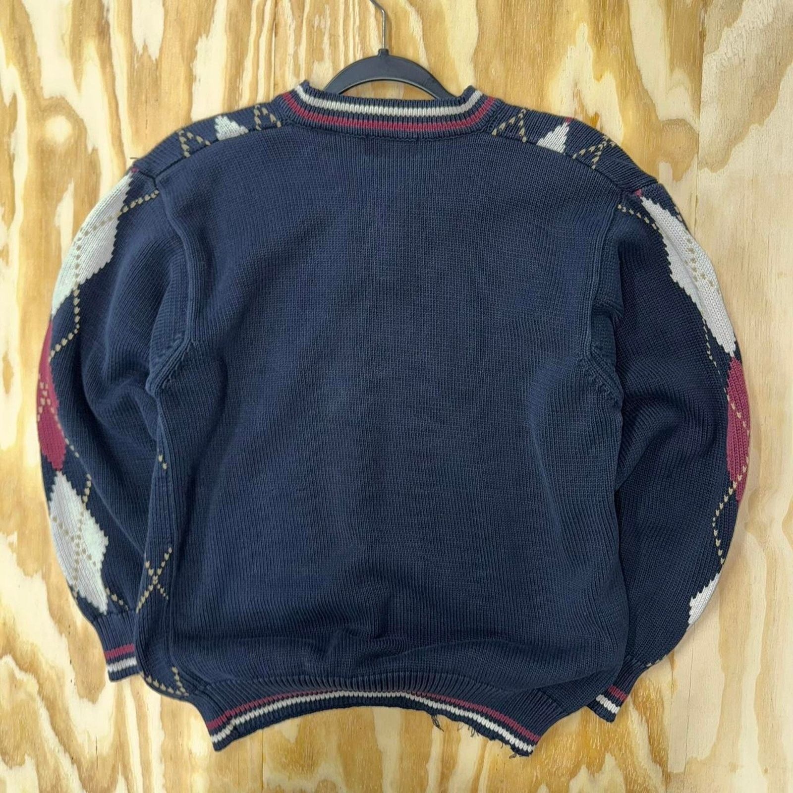 Vintage Vintage y2k regatta sport argyle 1990s golf knitted sweater Size US L / EU 52-54 / 3 - 4 Thumbnail