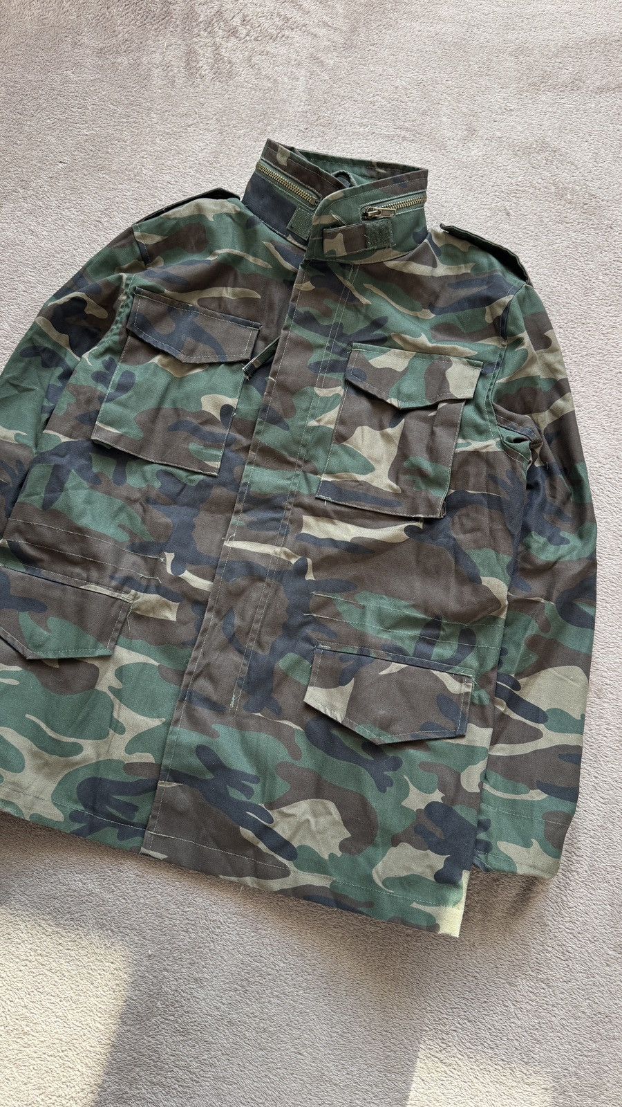 Brandit Vintage Camo Army Military Jacket carhartt supreme stussy Size US M / EU 48-50 / 2 - 4 Thumbnail