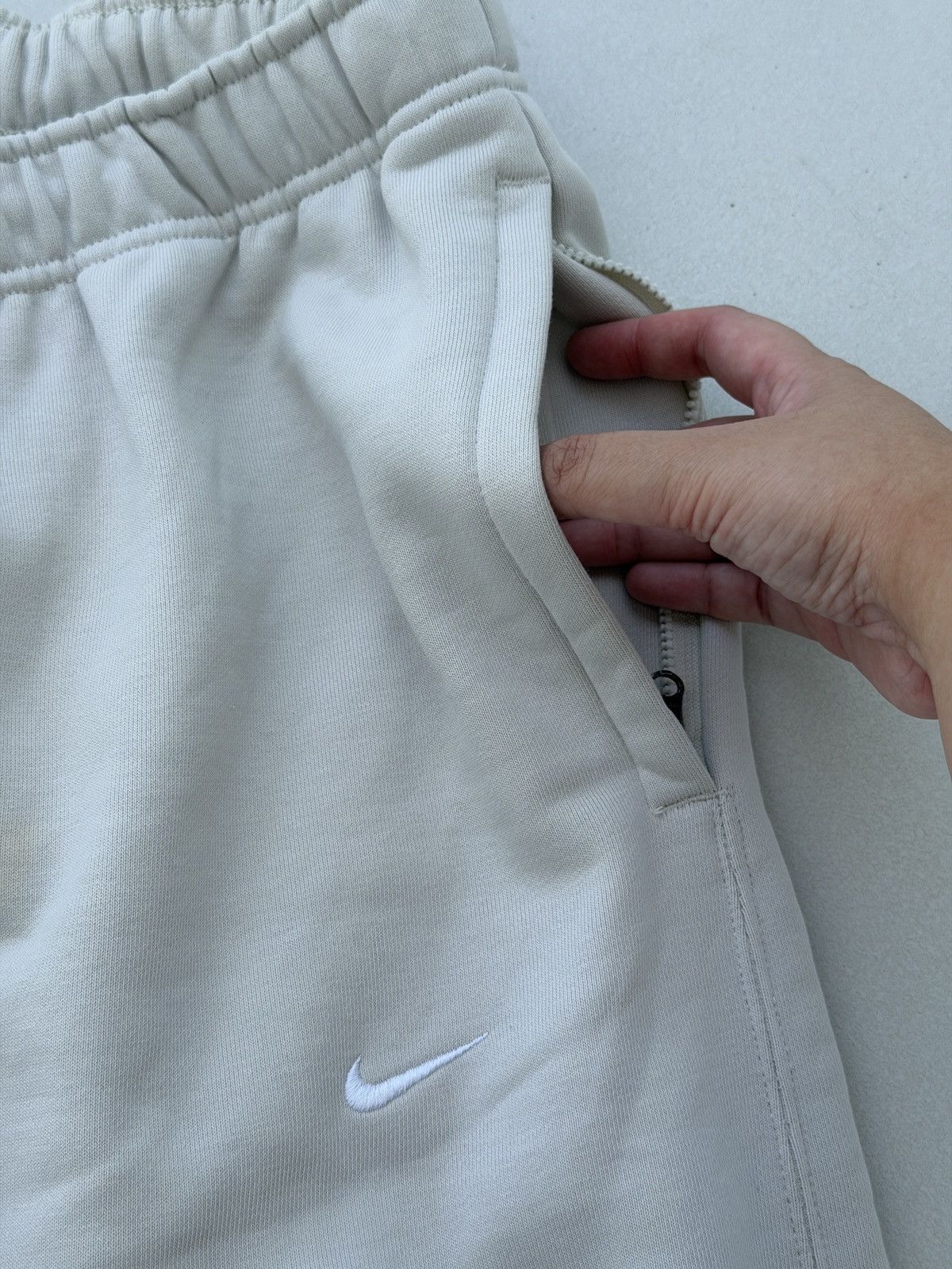 Nike Nike Solo Swoosh Open Hem Sweatpants Size US 32 / EU 48 - 4 Thumbnail