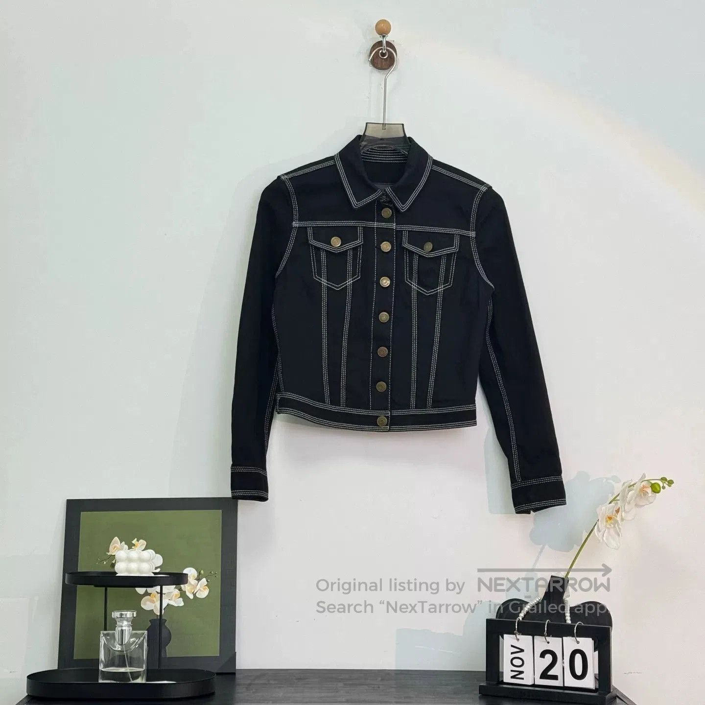 Other Burberry Denim Jacket in Black. Size US S / EU 44-46 / 1 - 1 Thumbnail