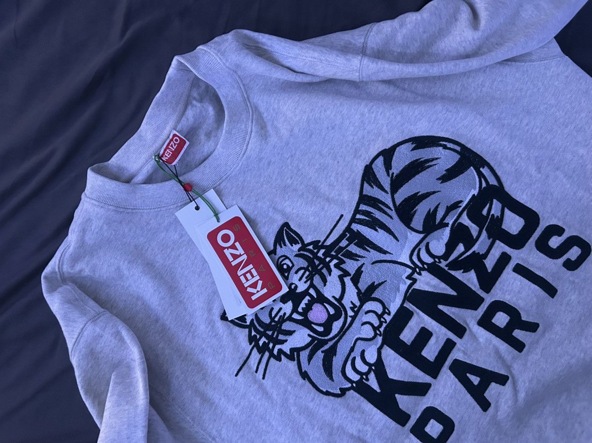 Kenzo Kenzo Happy Tiger Crewneck Sweatshirt Size US L / EU 52-54 / 3 - 5 Thumbnail