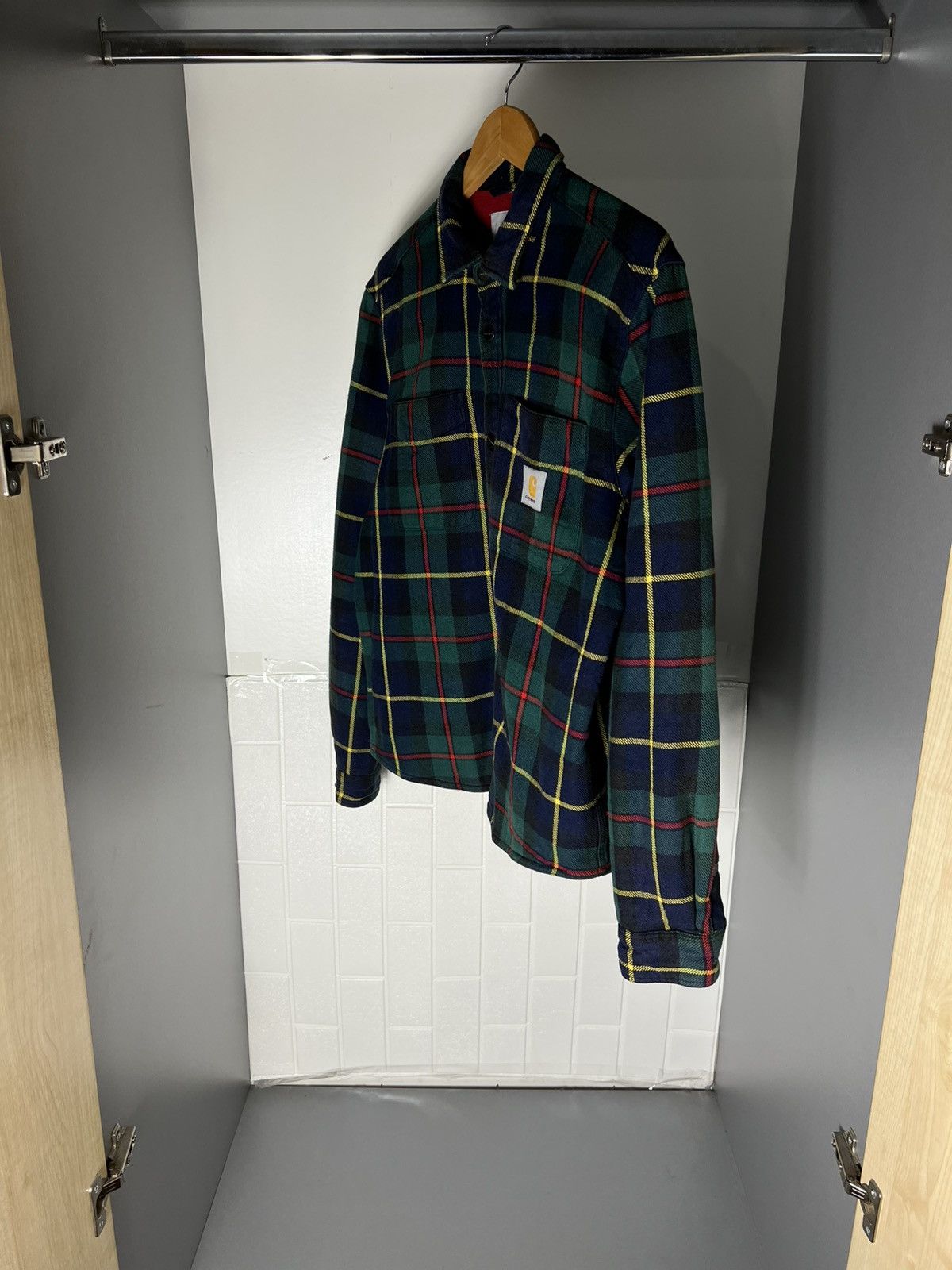 Carhartt Wip VINTAGE CARHARTT WIP FLANNEL DESIGNER JACKET RETRO Y2K 90s Size US M / EU 48-50 / 2 - 13 Thumbnail