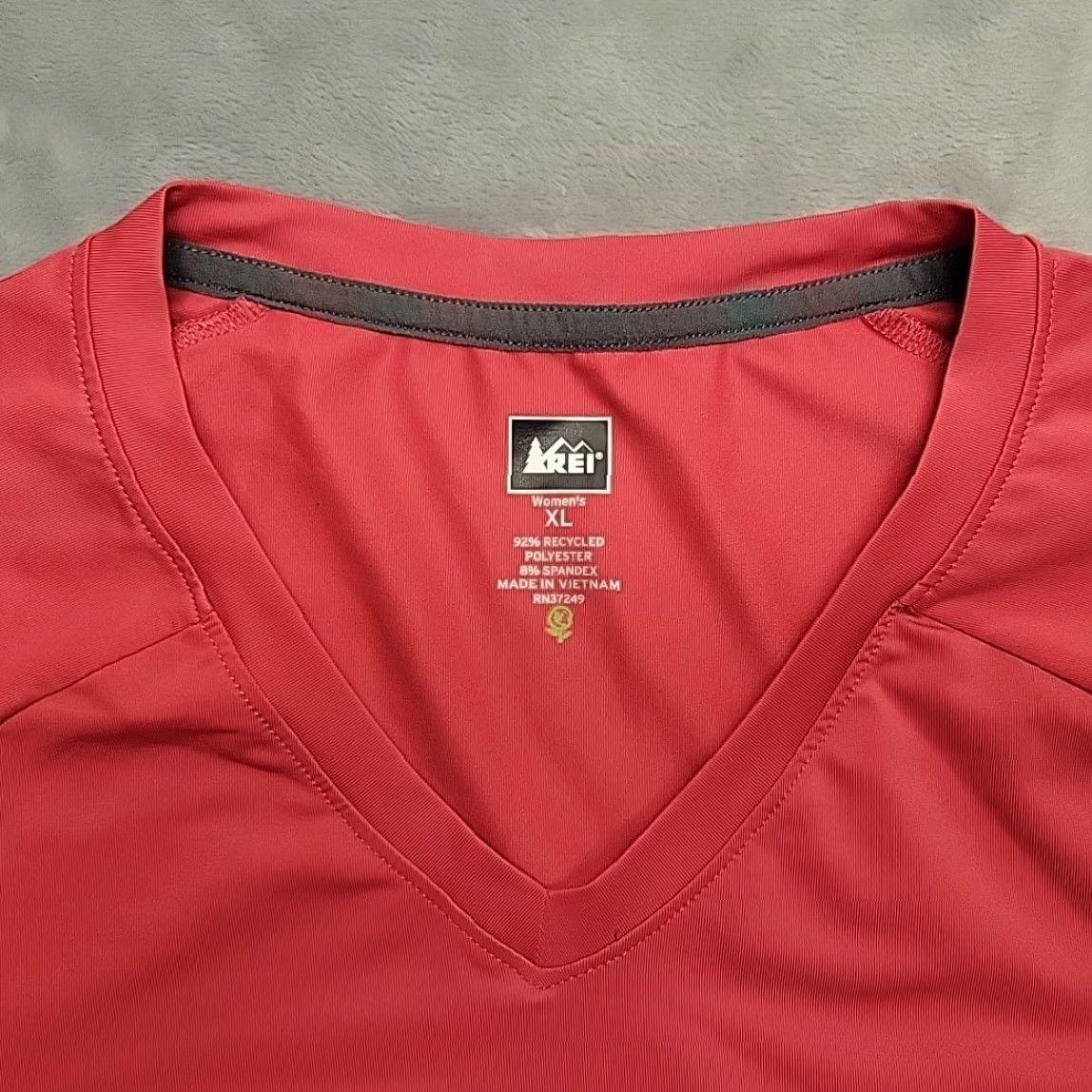 Vintage REI CO-OP Shirt Womens XL Pink Long Sleeve Performance Stretch Outdoor Wicking Shirt Size XL / US 12-14 / IT 48-50 - 2 Thumbnail