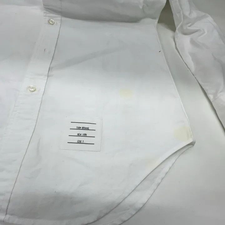 Thom Browne Thom Browne Classic Long Sleeve Oxford Shirt -2507 Size US S / EU 44-46 / 1 - 2 Thumbnail