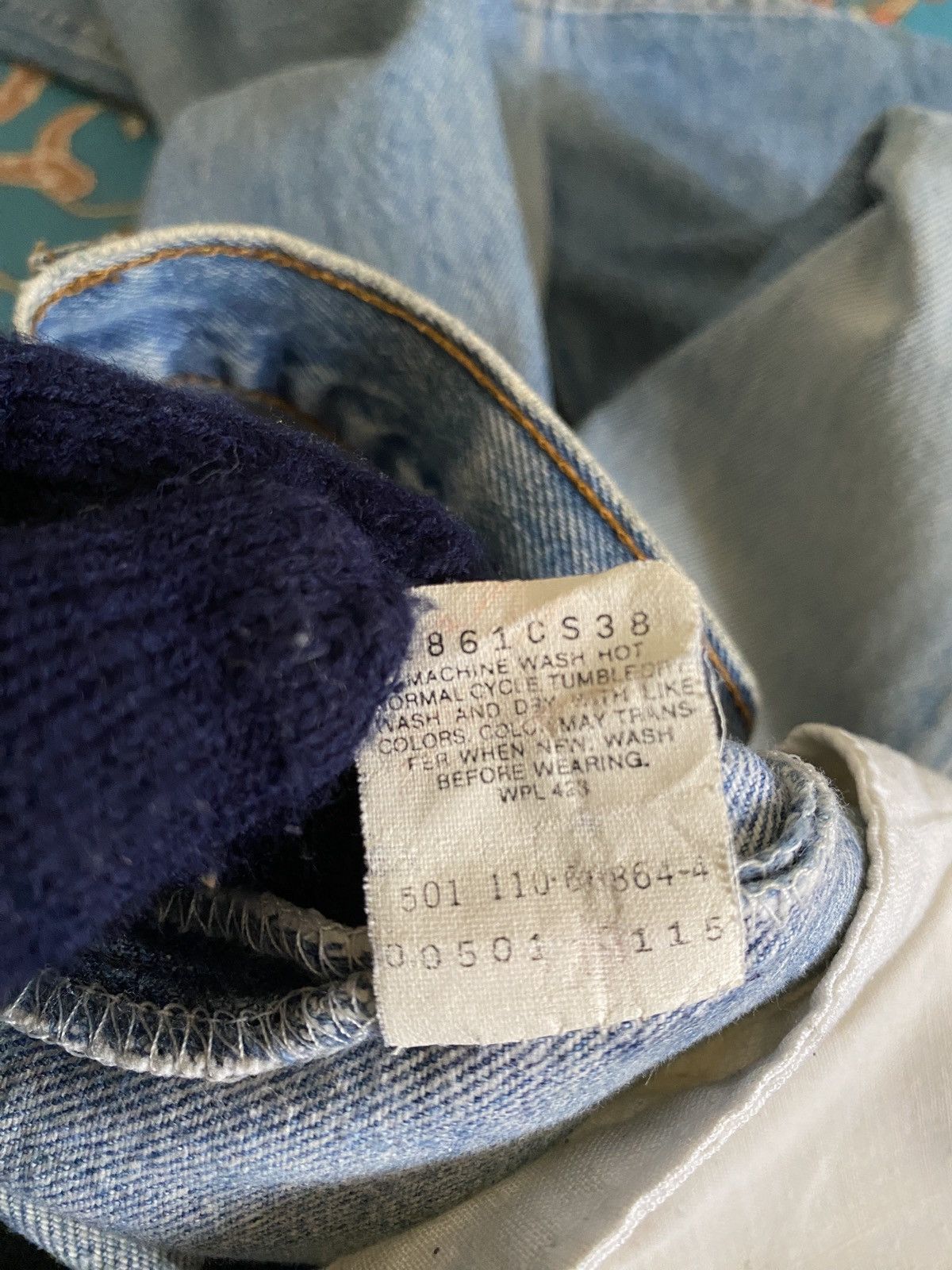 Levi's Vintage 90s Levi’s 501 Distressed Denim Size US 32 / EU 48 - 15 Thumbnail