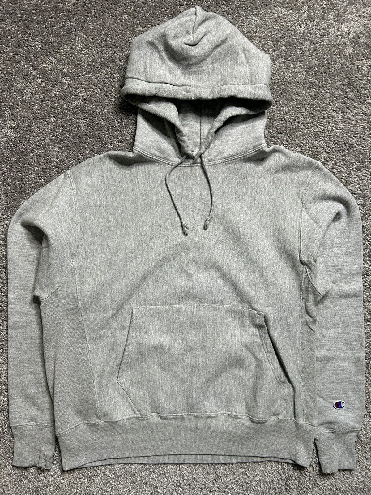 Champion × Vintage Vintage Y2K Reverse Weave Blank Sweatshirt Size US M / EU 48-50 / 2 - 1 Thumbnail