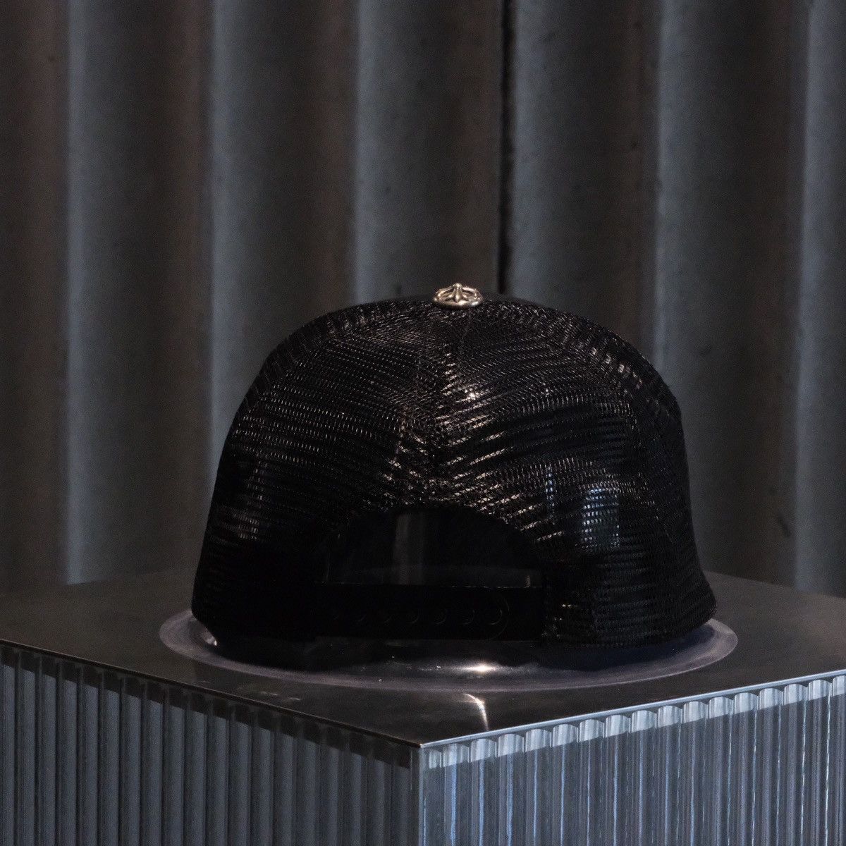 Chrome Hearts TRUCKER CAP - FUCK HOLLYWOOD PATCH/BLACK Size ONE SIZE - 6 Thumbnail