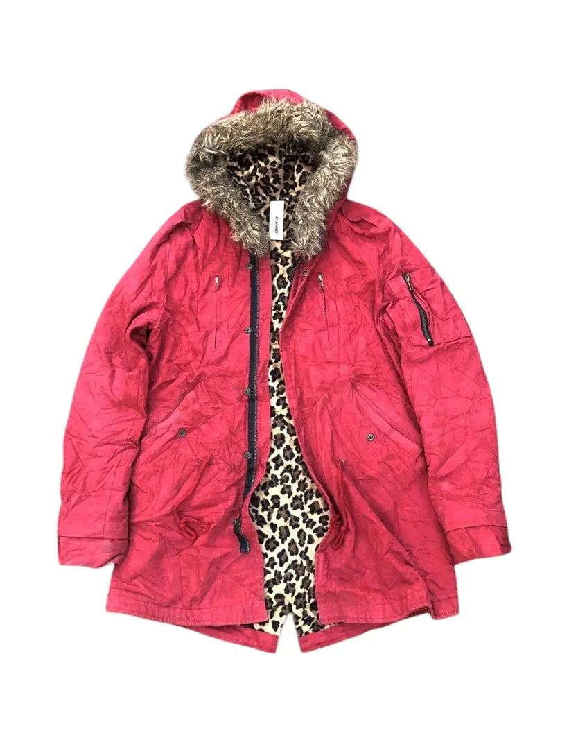 If Six Was Nine × Japanese Brand × Le Grande Bleu (L.G.B.) Attachment leopard Parka fur if was six nine lgb style Size US M / EU 48-50 / 2 - 2 Thumbnail