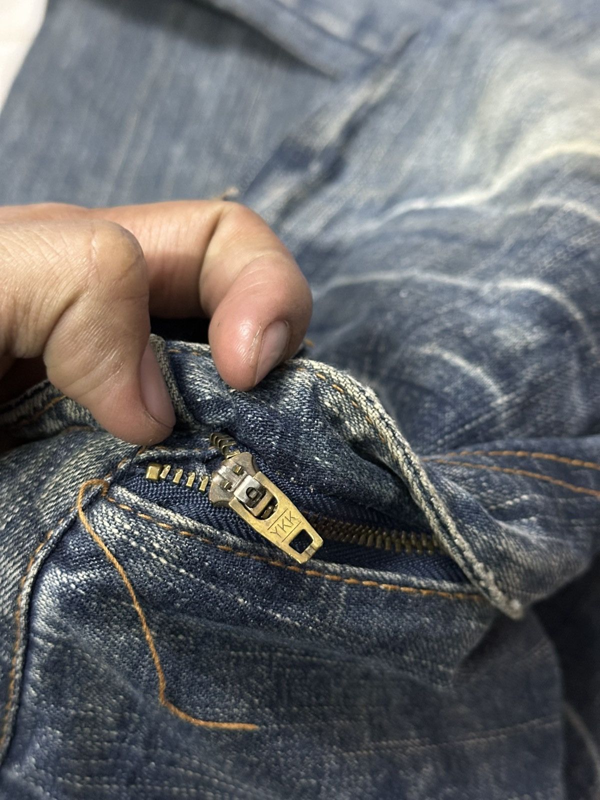 Kapital Distress Style Patchwork FreeBeat Denim . Size US 34 / EU 50 - 12 Thumbnail