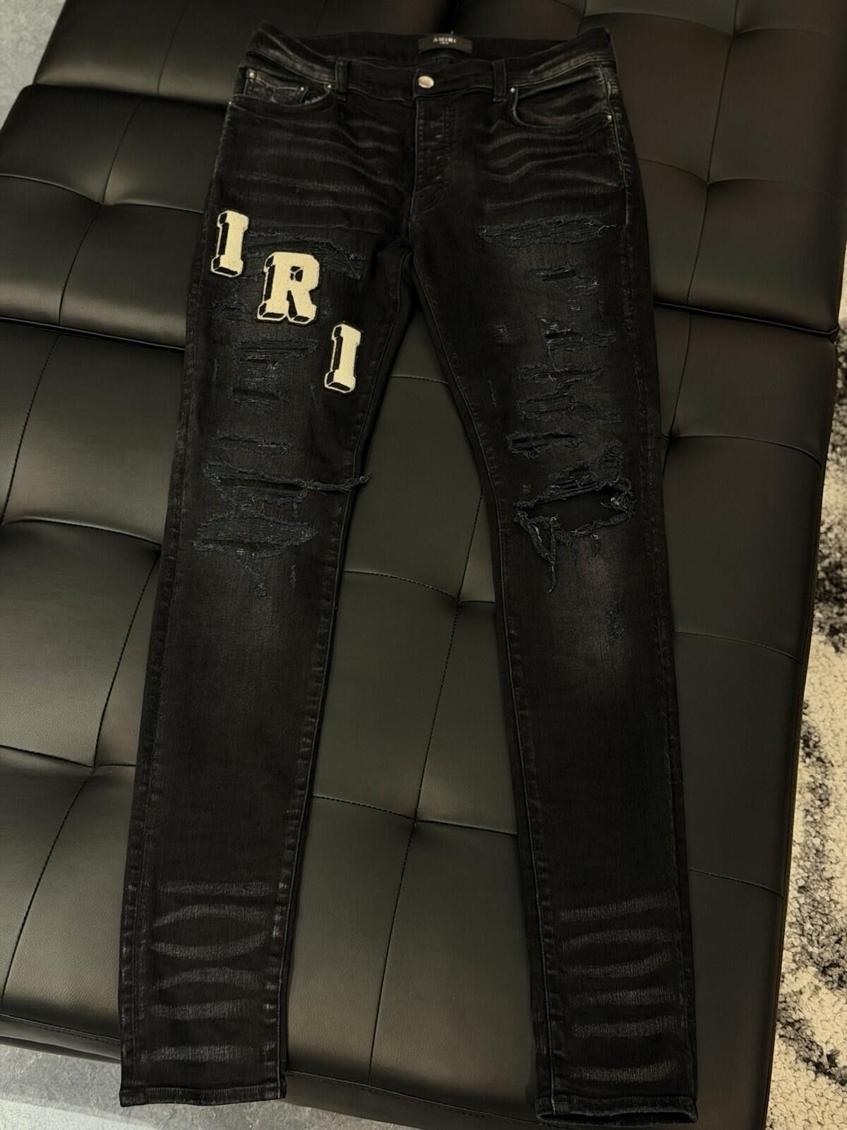 Amiri Size 31 - Amiri Black Jeans 100% Authentic Rare Size US 31 - 5 Thumbnail