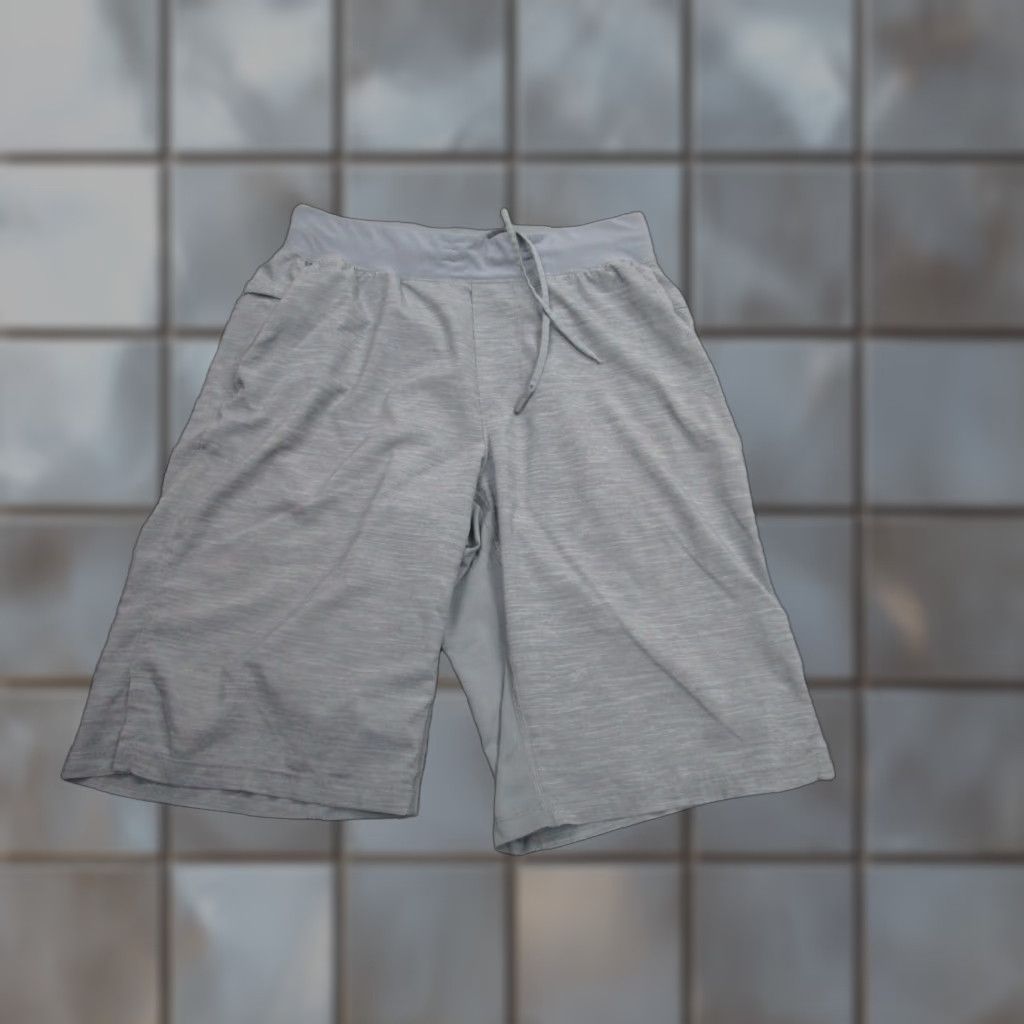 Lululemon Lululemon Shorts Mens Small Gray Heather Athletic Running zipper Pocket Shirt Size US 29 - 1 Thumbnail