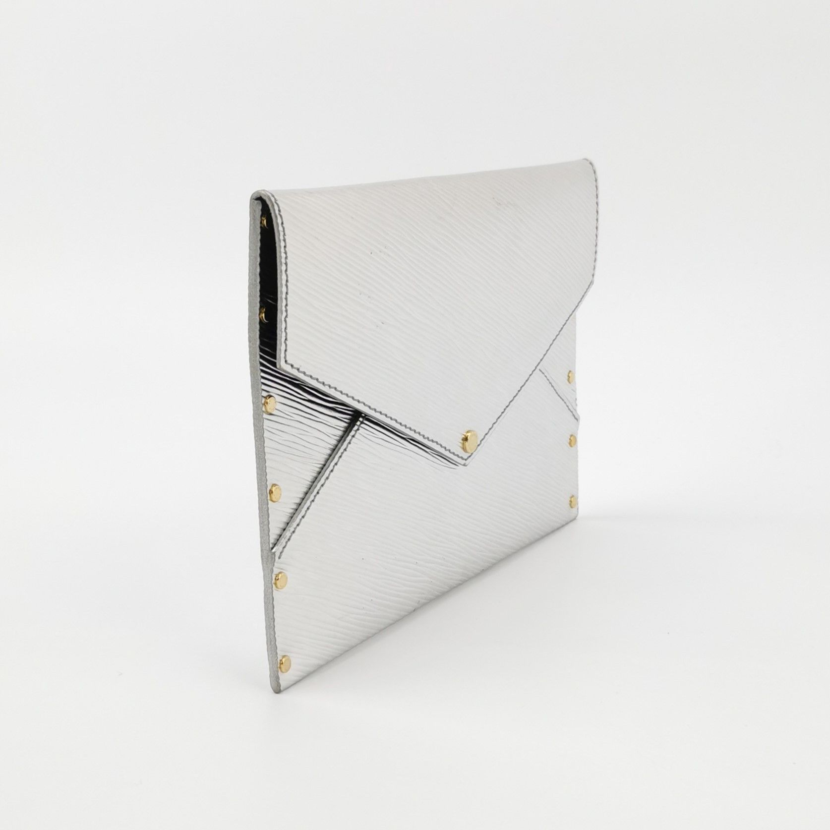 Louis Vuitton Louis Vuitton (LV) Cowhide solid color water ripple rivet c Size ONE SIZE - 2 Thumbnail