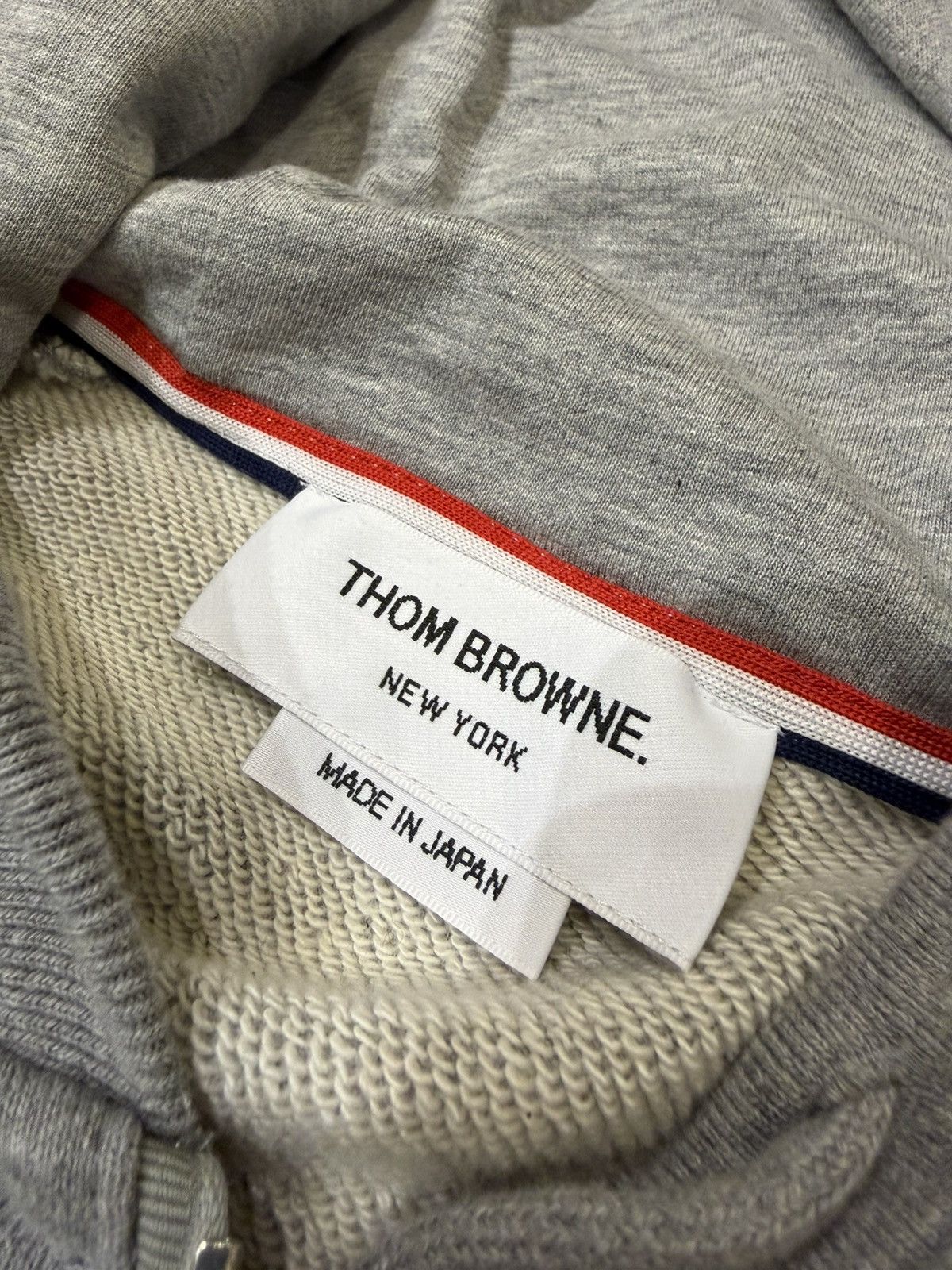 Thom Browne Thom Browne 4Bar Full Zip Hoodie - Grey Size US XL / EU 56 / 4 - 3 Thumbnail