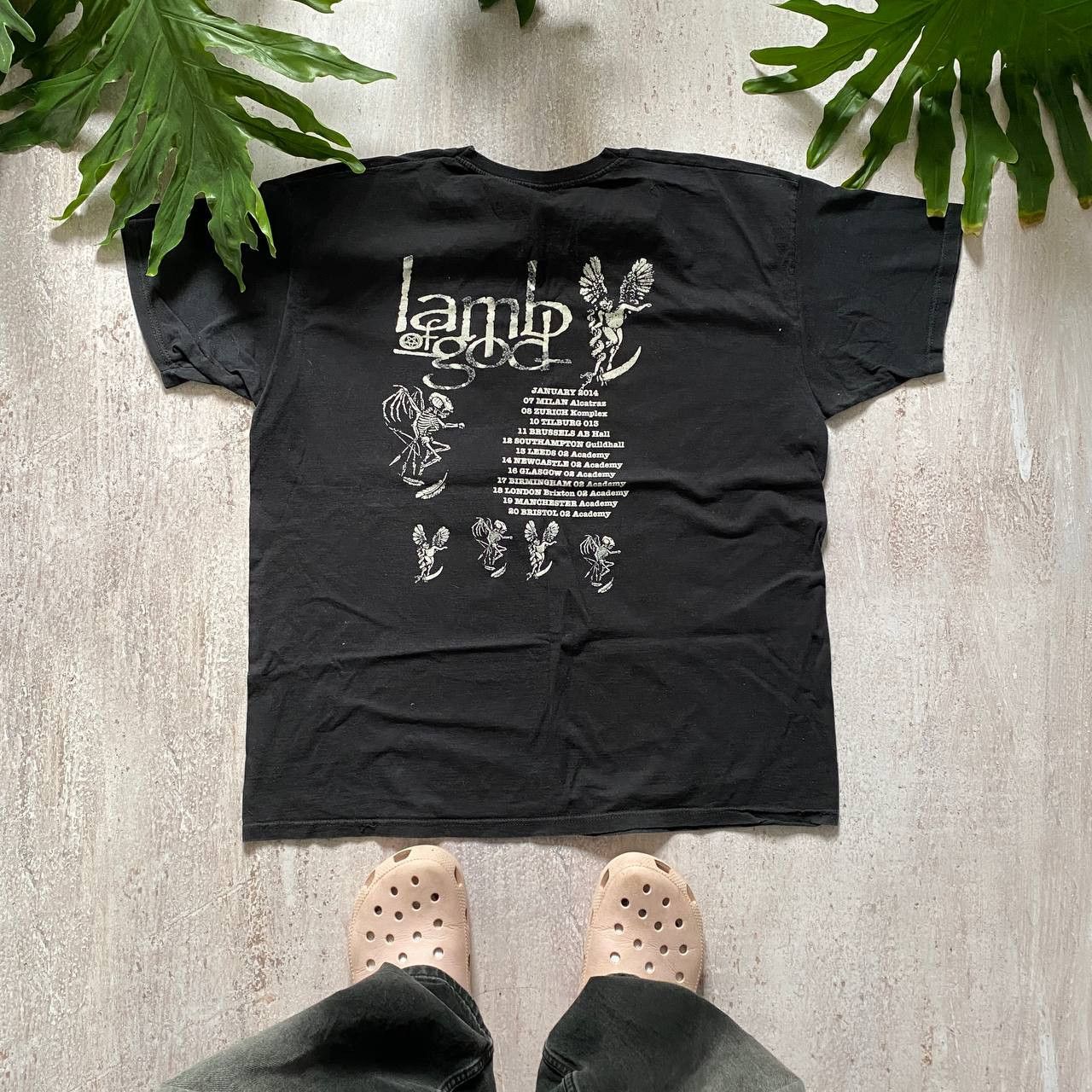 Band Tees × Vintage VINTAGE Y2K VINTAGE LAMB OF GOD TOUR BAND TEE 86 Size US XXL / EU 58 / 5 - 2 Thumbnail
