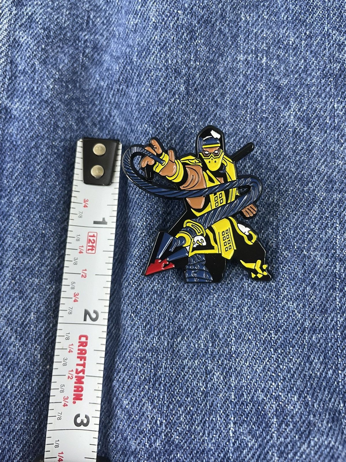 Other Mortal Kombat Scorpion Enamel Pin Size ONE SIZE - 3 Thumbnail