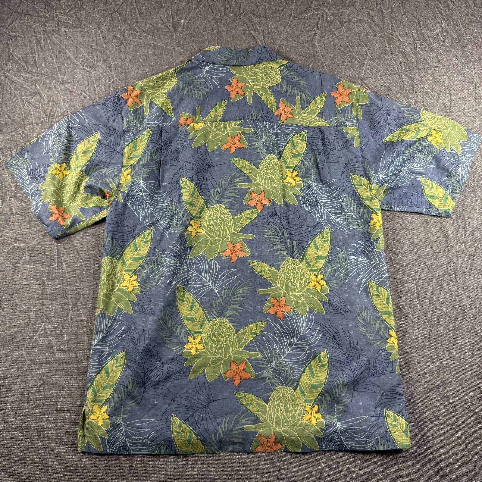 Tommy Bahama Tommy Bahama Shirt Men's S Blue Silk Hawaiian Button Down Size US S / EU 44-46 / 1 - 6 Thumbnail