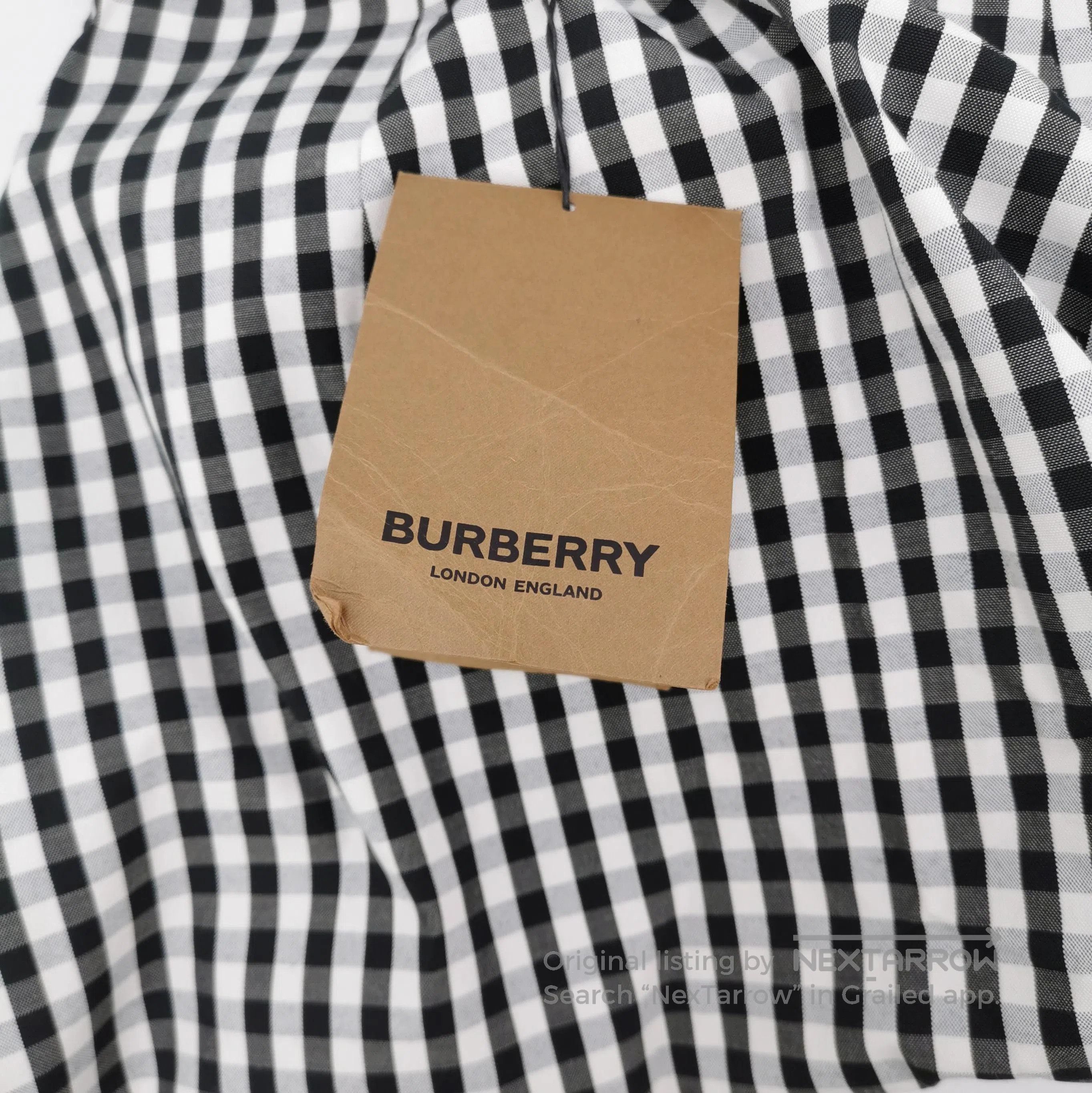 Burberry Burberry Wool Blend Check Asymmetrical Skirt . Size US 27 - 3 Thumbnail